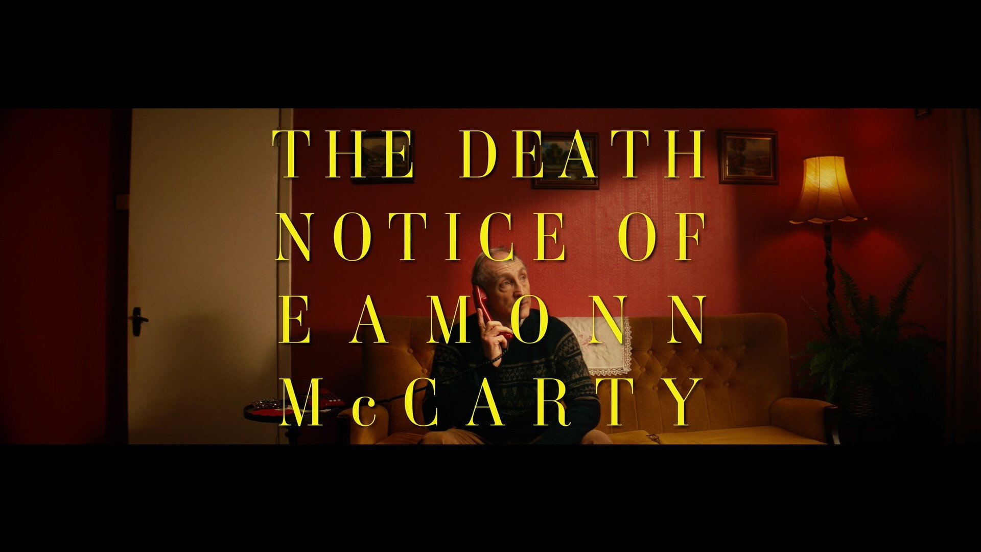 The Death Notice of Eamonn McCarty's poster