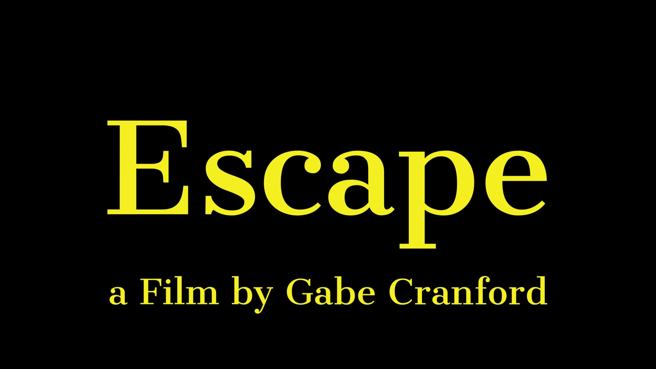 Escape's poster