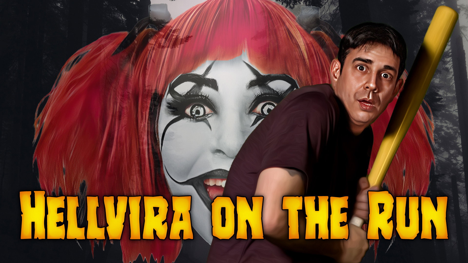 Hellvira on the run's poster