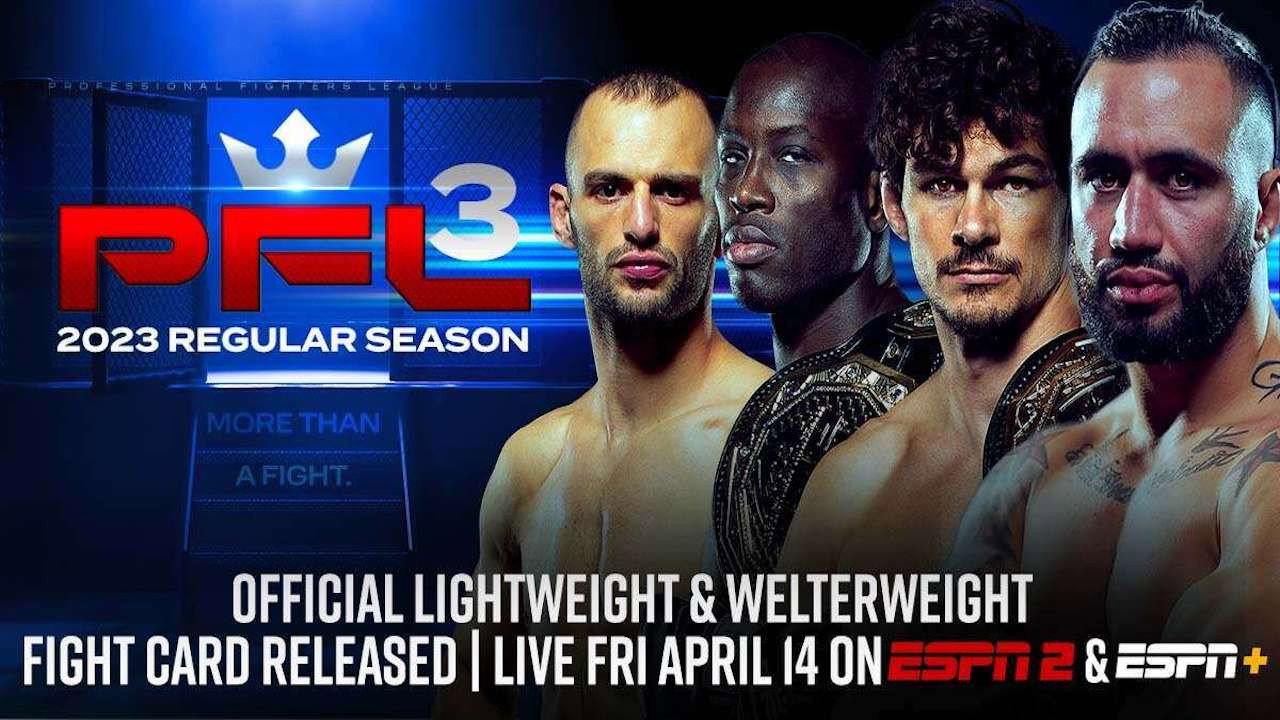 PFL 2023 #3: Regular Season - Aubin-Mercier vs. Burgos's poster