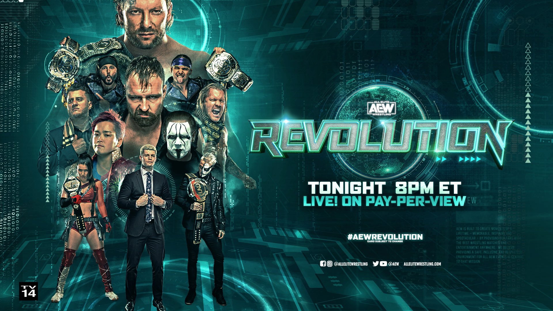 AEW Revolution 2021's poster
