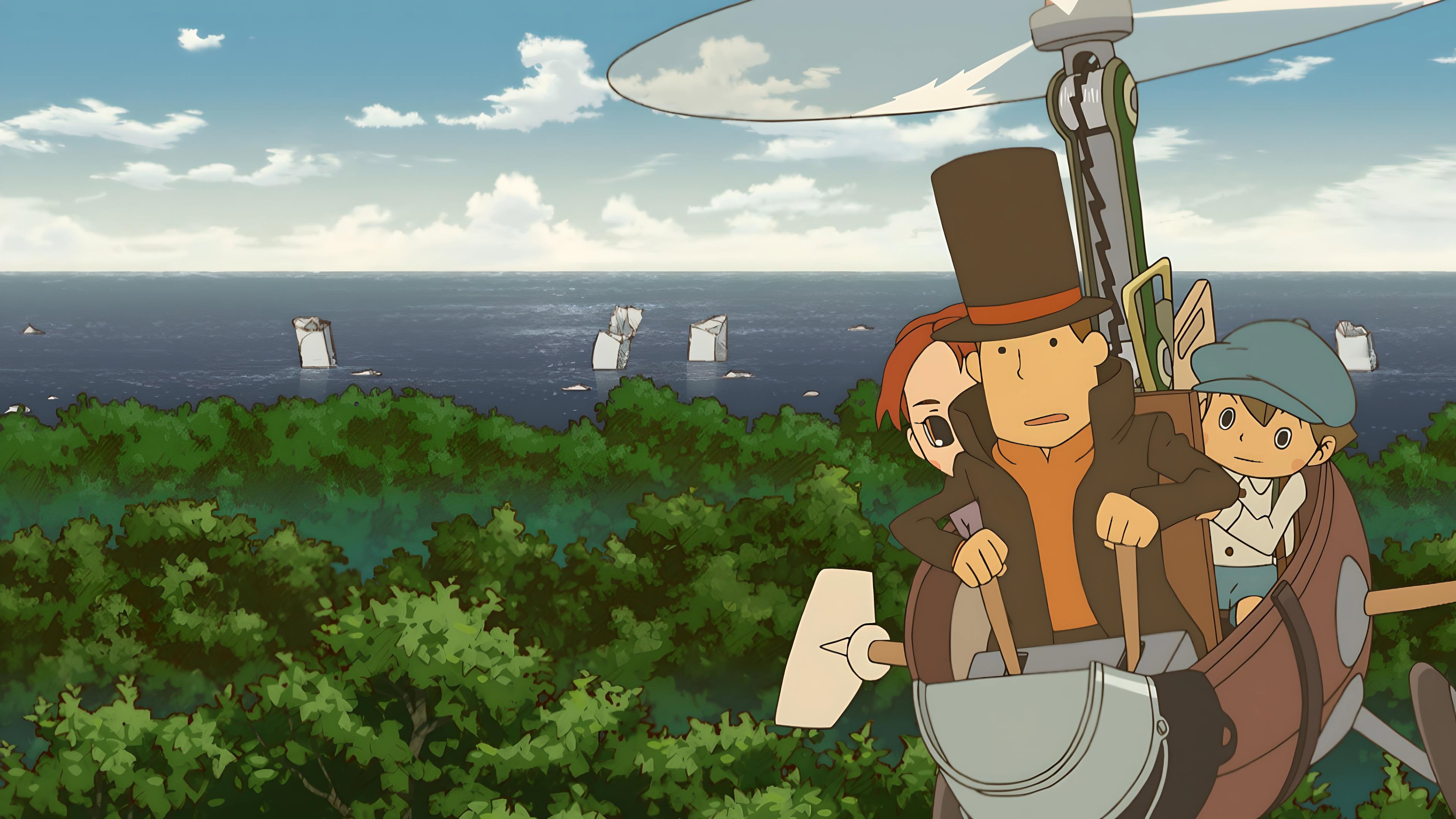 Professor Layton and the Eternal Diva's poster