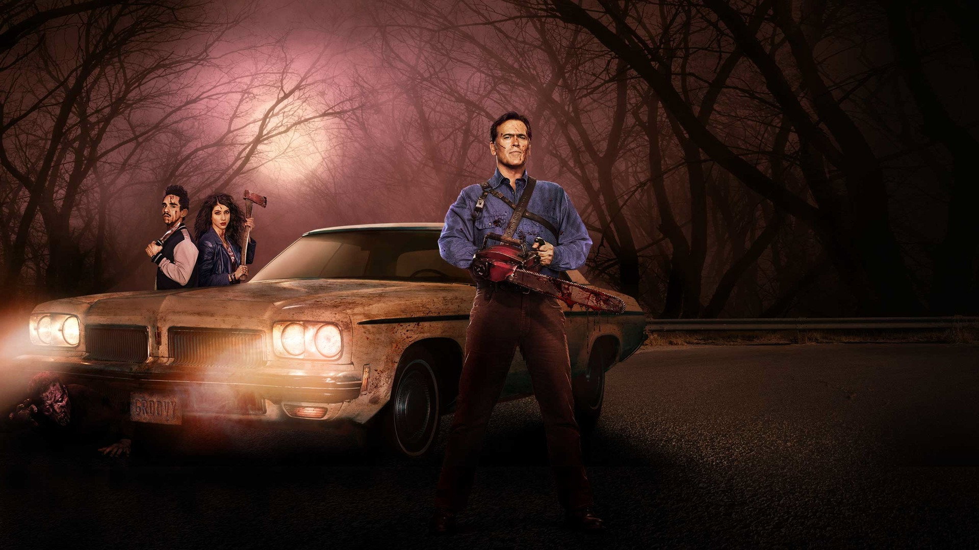 Ash vs Evil Dead's poster