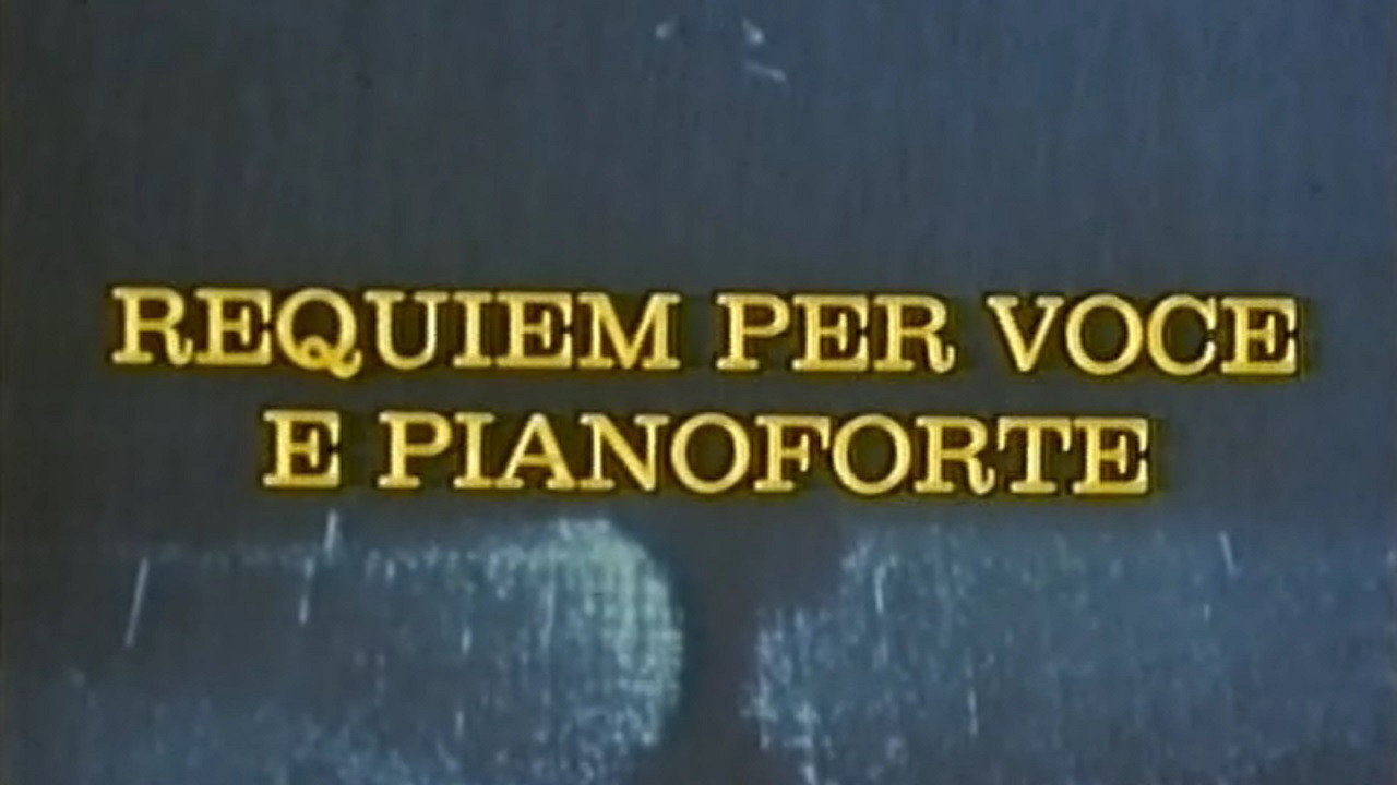 Requiem per voce e pianoforte's poster