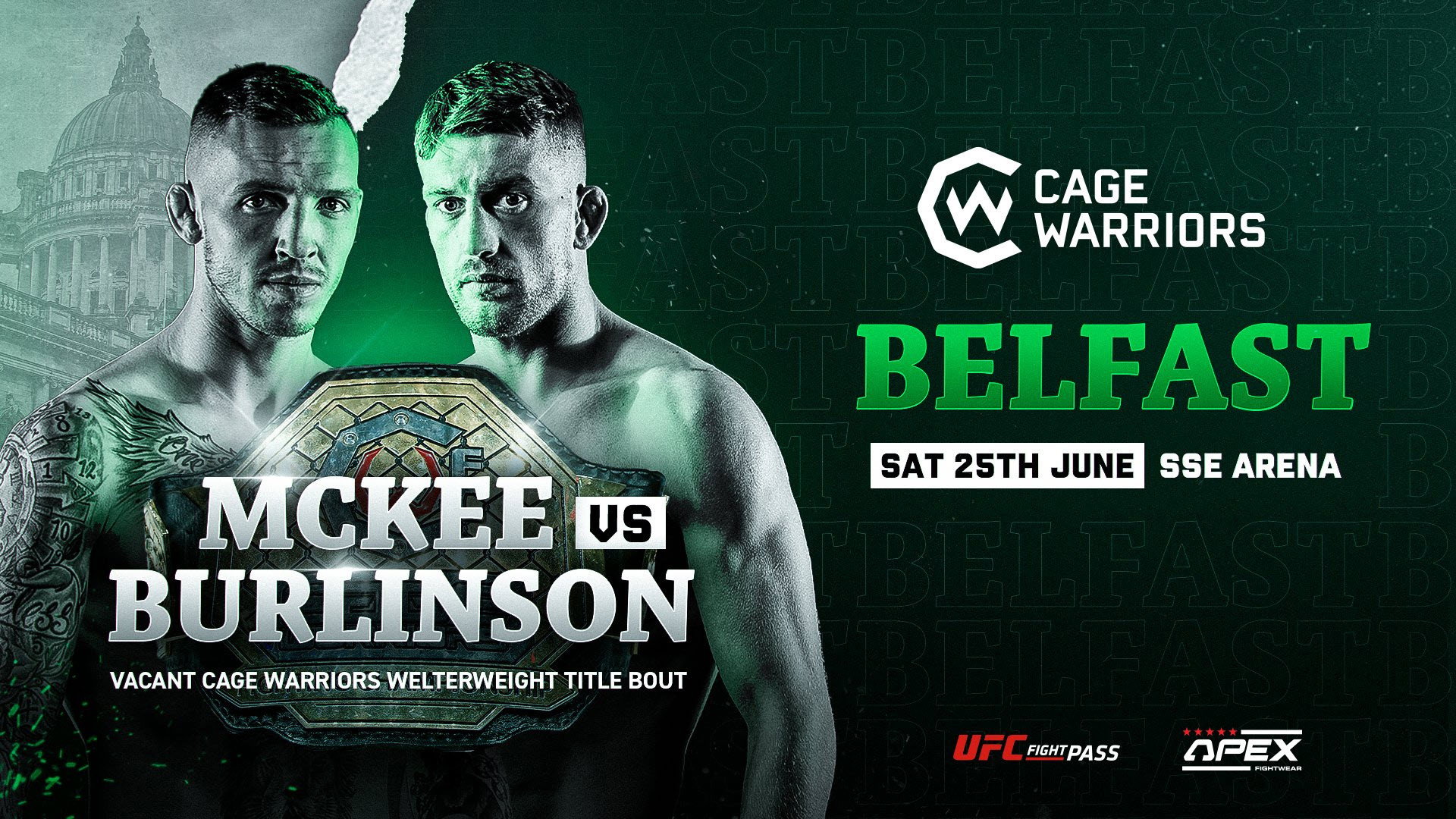 Cage Warriors 140's poster