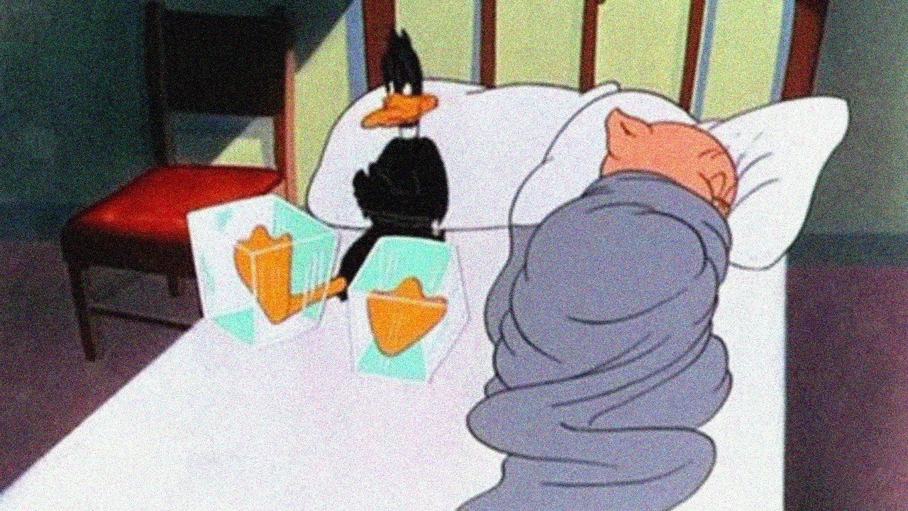 Daffy Duck Slept Here's poster