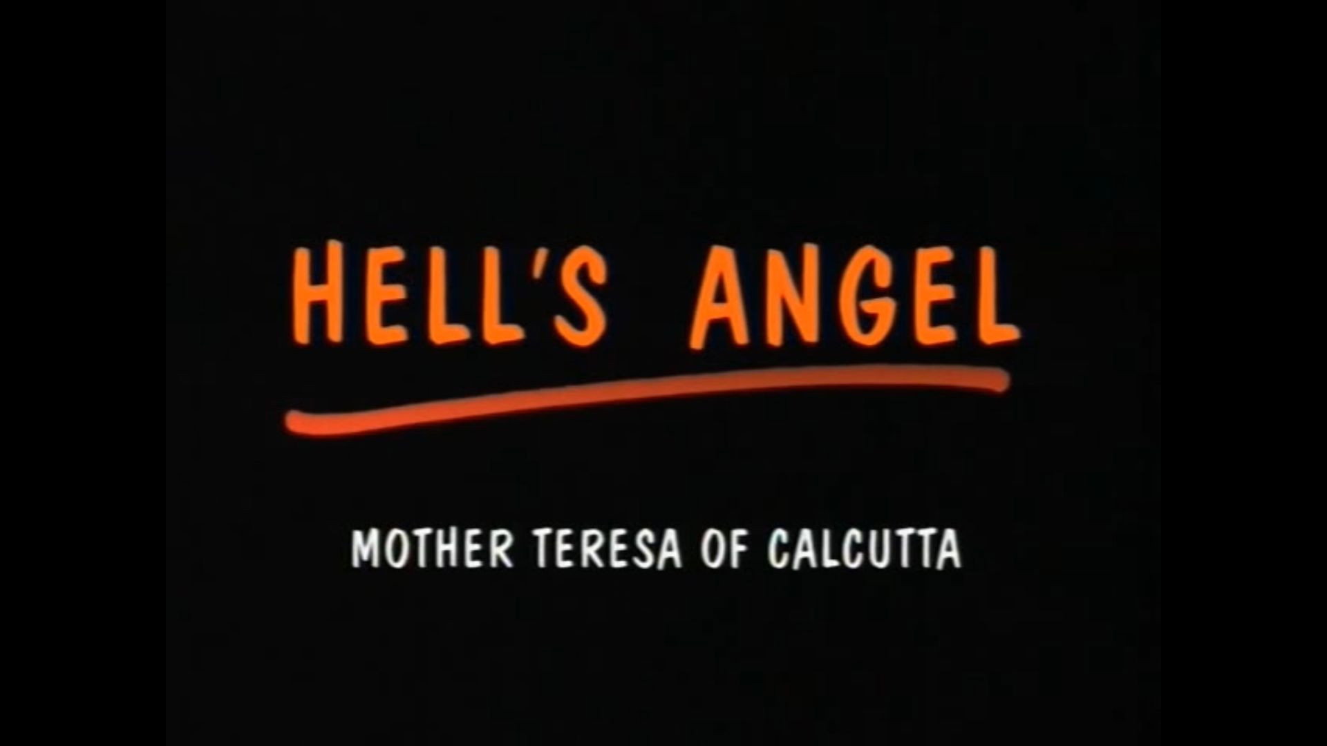 Hell's Angel's poster