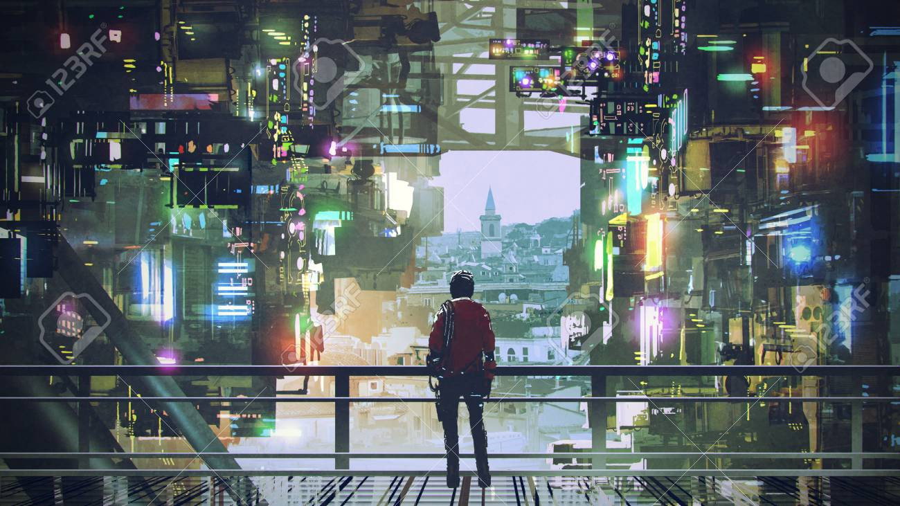 The Cyberpunk Educator's poster
