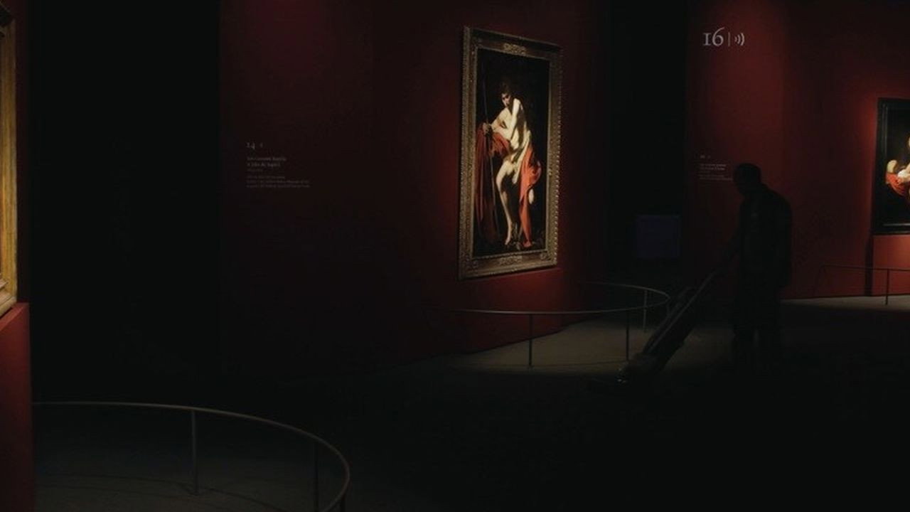 Dentro Caravaggio's poster