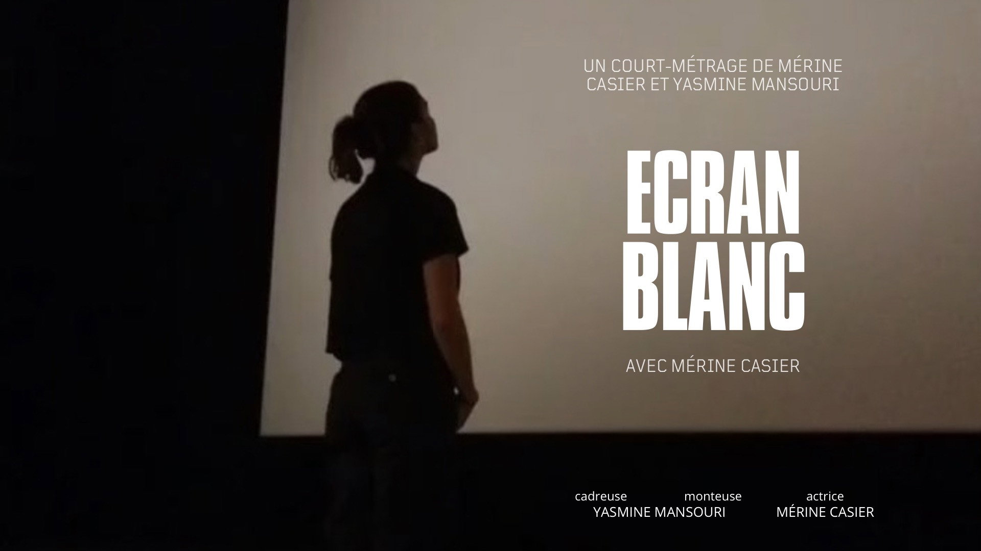 Écran Blanc's poster