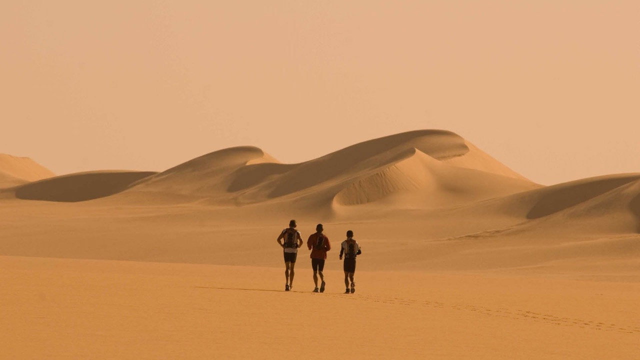 Running the Sahara's poster