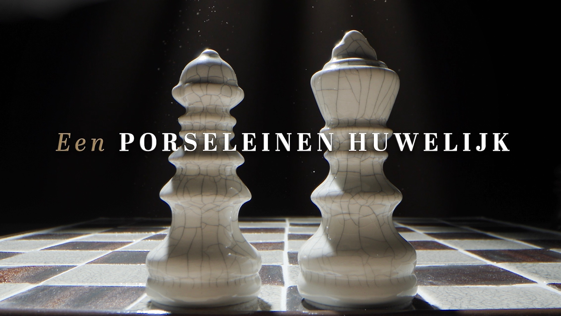 A porcelain wedding's poster