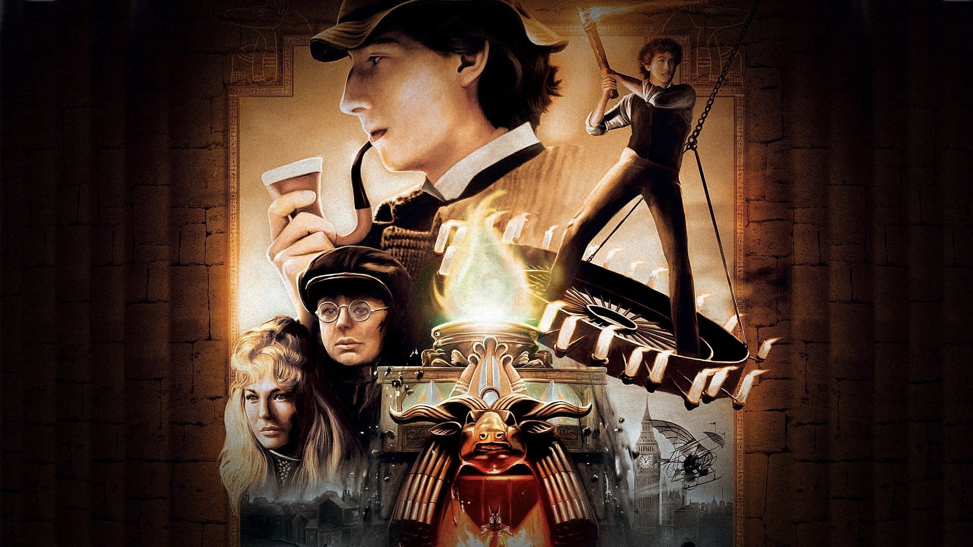 Young Sherlock Holmes's poster