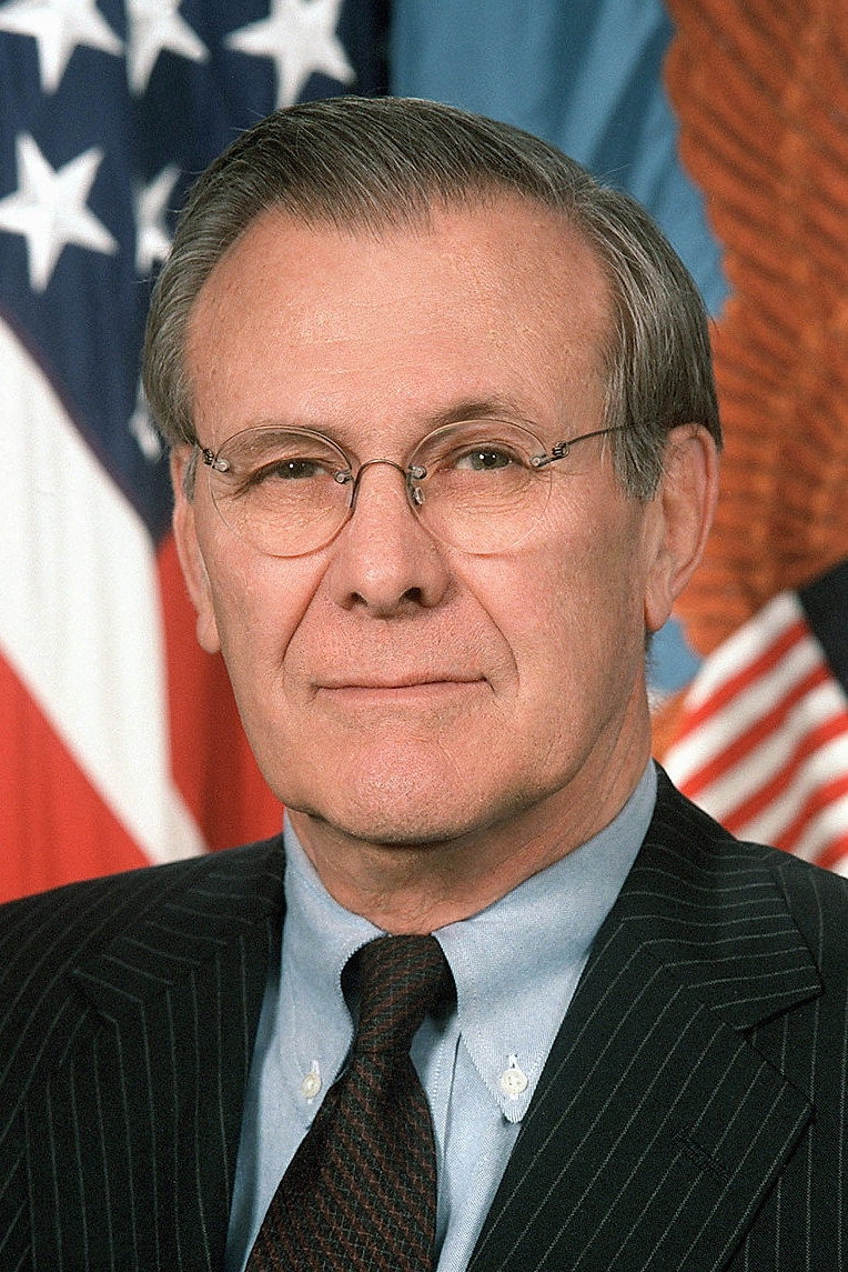 Donald Rumsfeld's poster