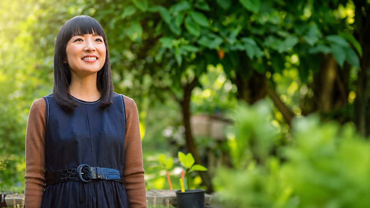 Sparking Joy with Marie Kondo's poster