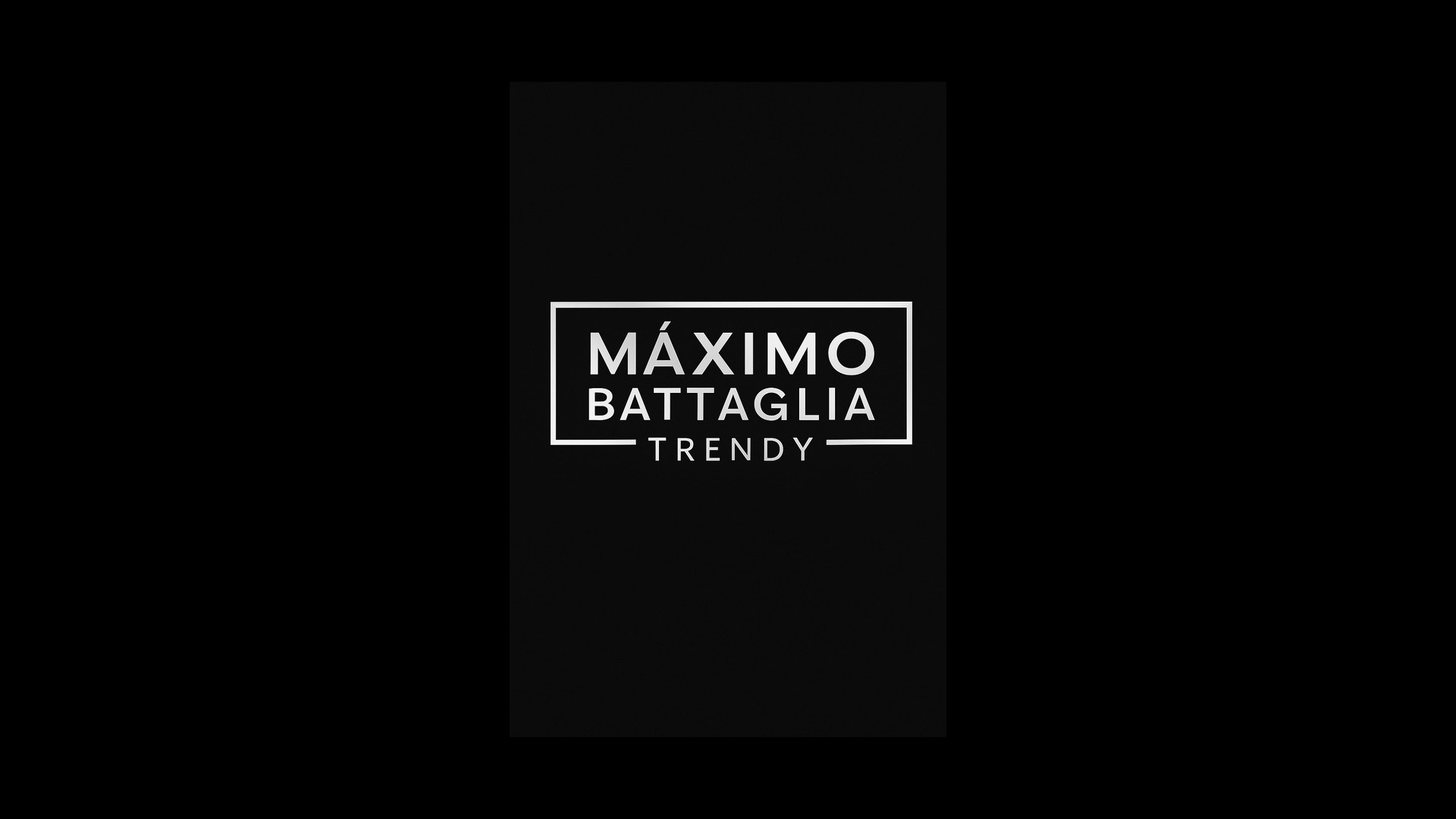 MÁXIMO BATTAGLIA:TRENDY's poster