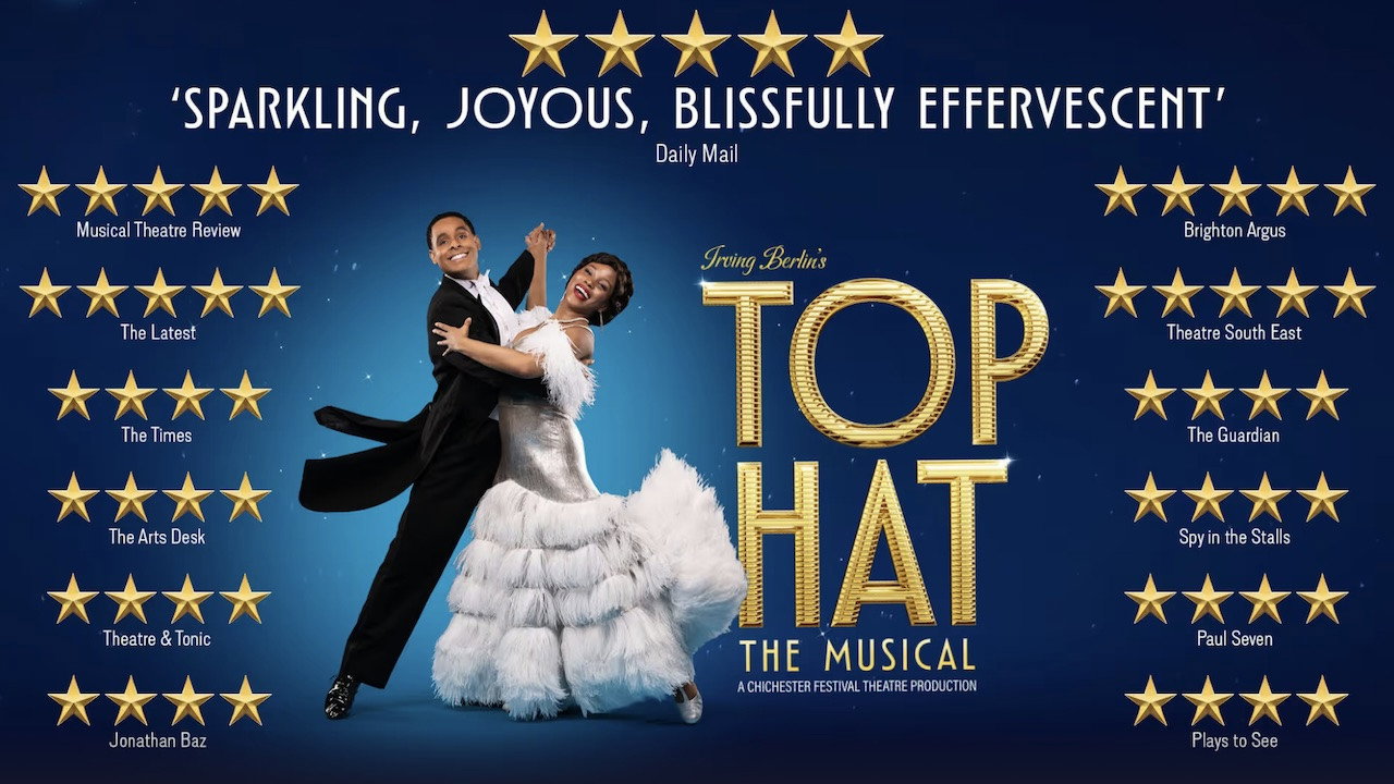Irving Berlin's Top Hat's poster