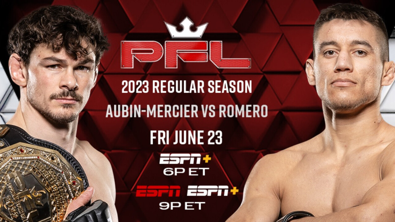PFL 2023 #6: Regular Season - Aubin-Mercier vs. Romero's poster