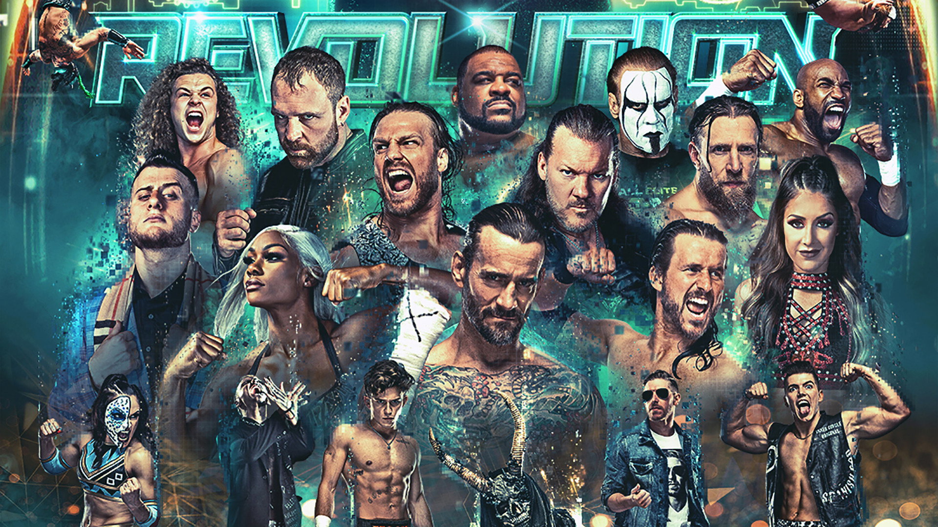 AEW Revolution 2022's poster