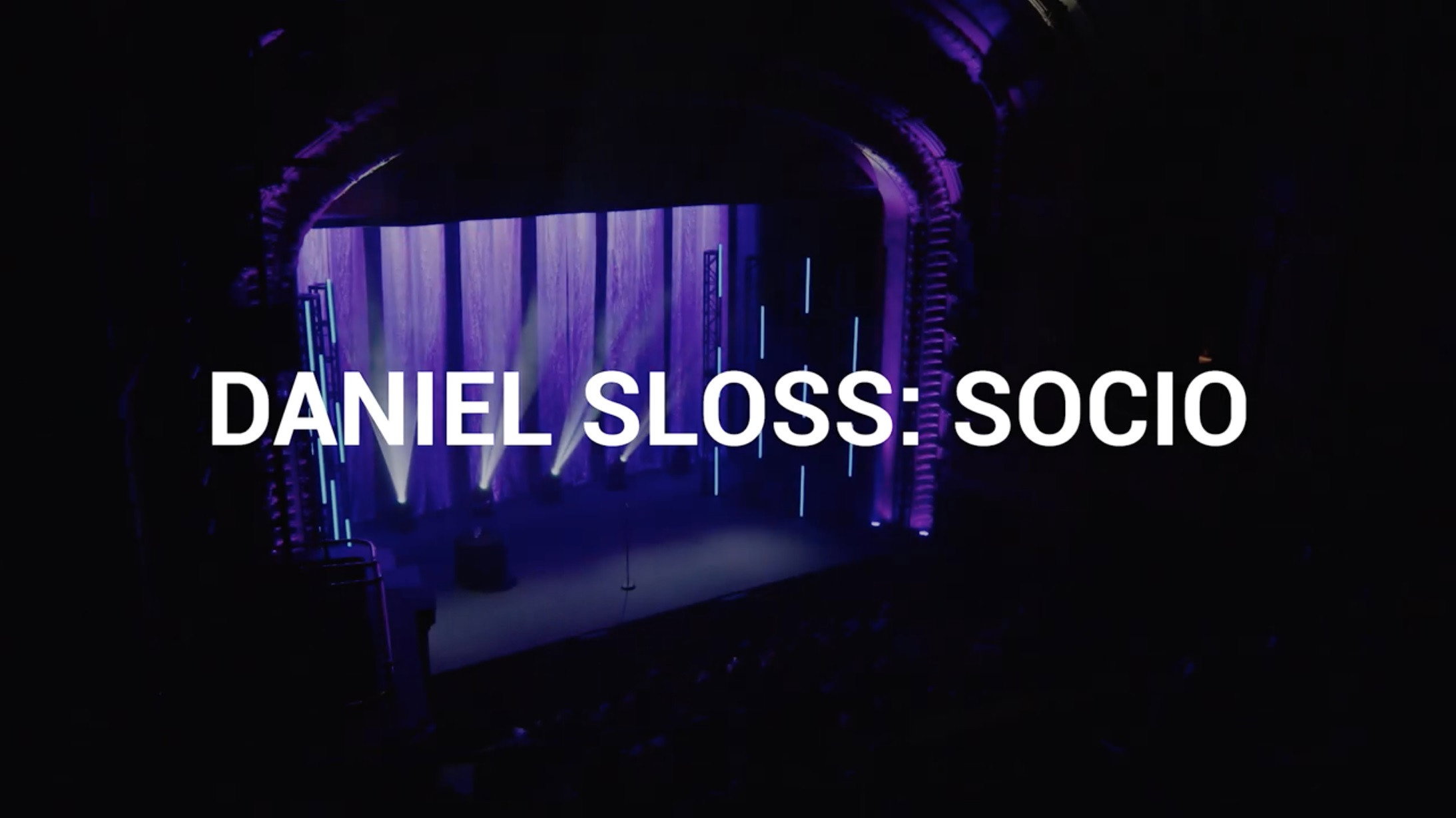 Daniel Sloss: Socio's poster