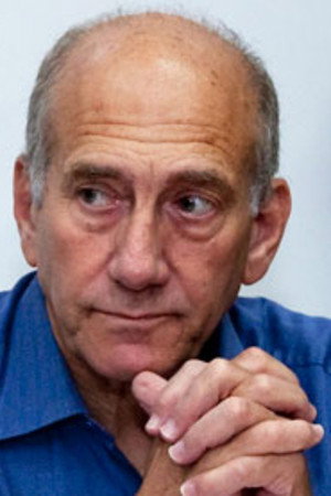 Ehud Olmert's poster