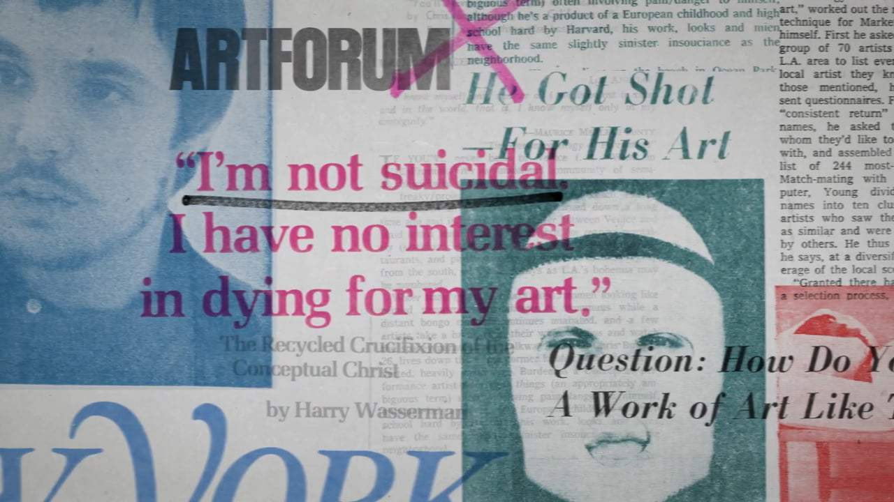 Burden's poster