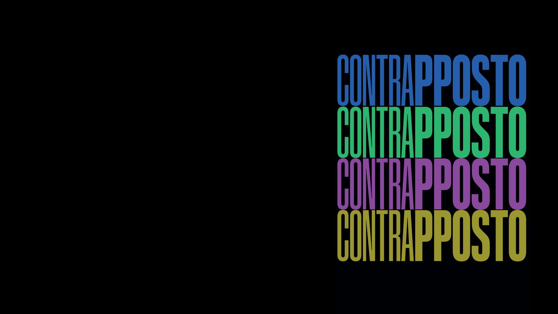 CONTRAPPOSTO's poster