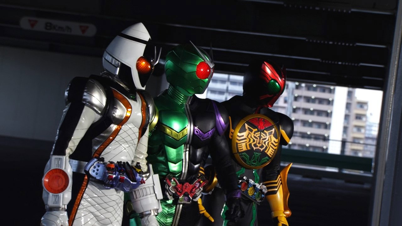 Kamen Rider x Kamen Rider Fourze & OOO Movie Wars Mega Max's poster