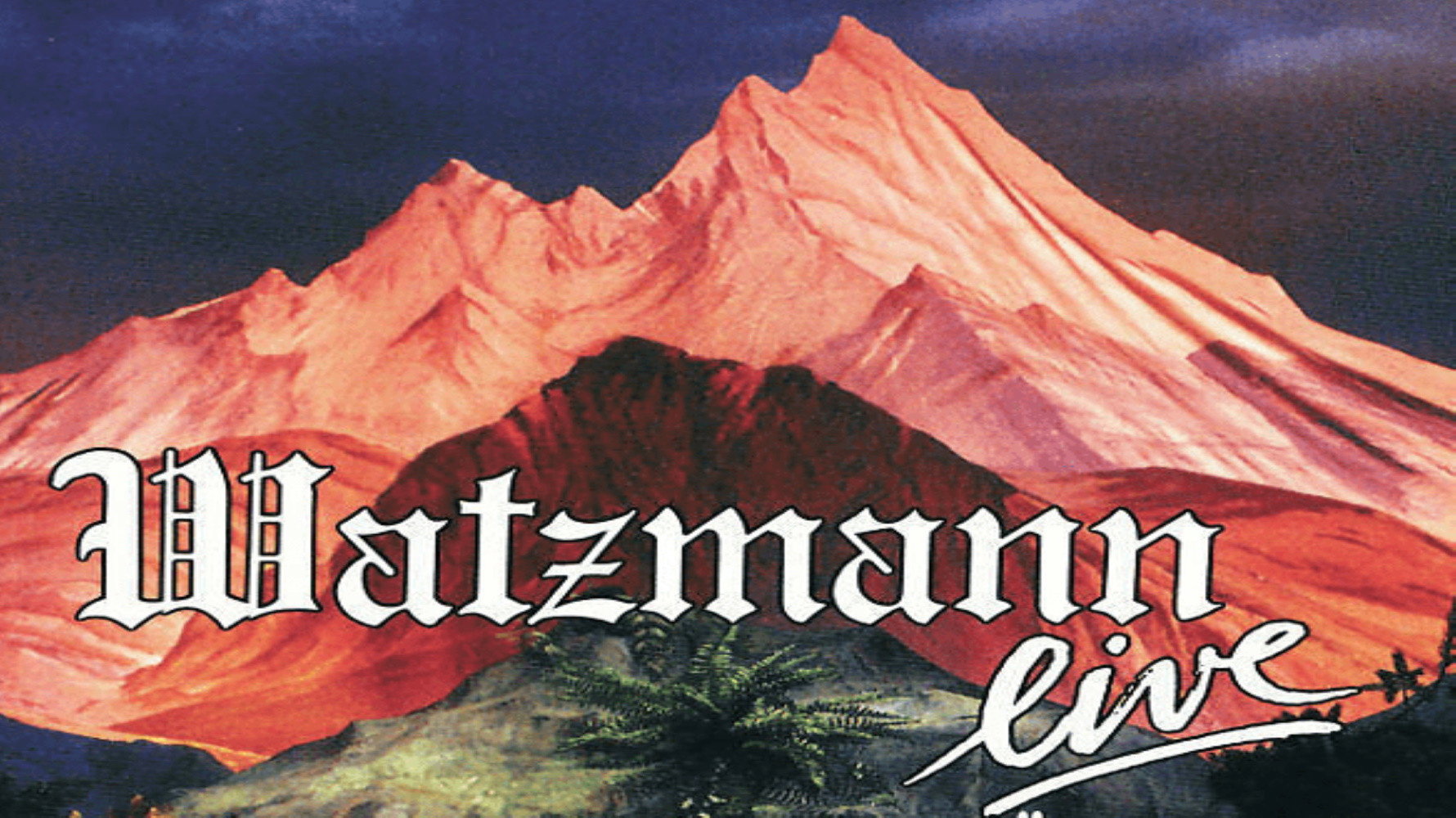 Der Watzmann ruft's poster