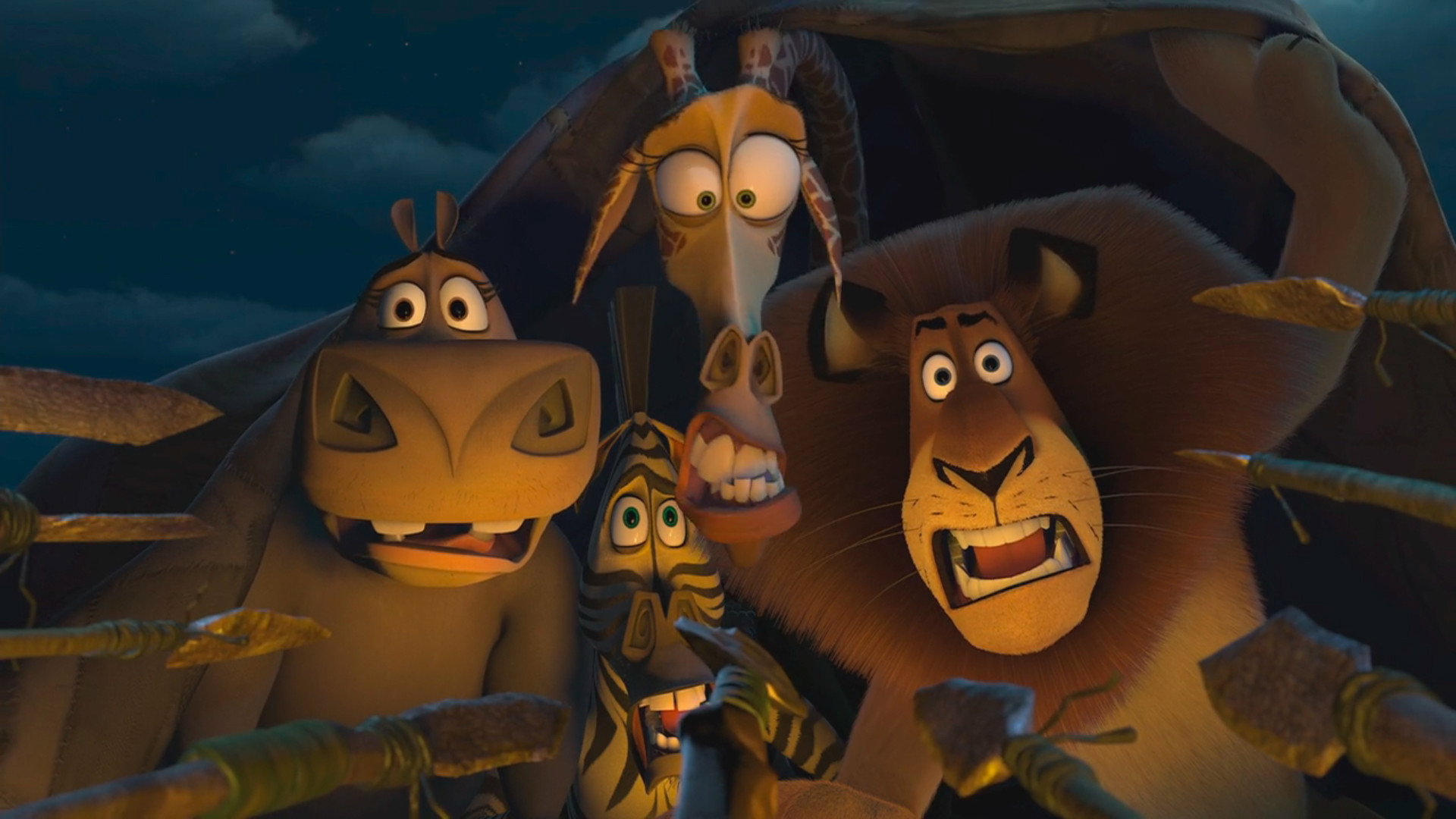 Merry Madagascar's poster