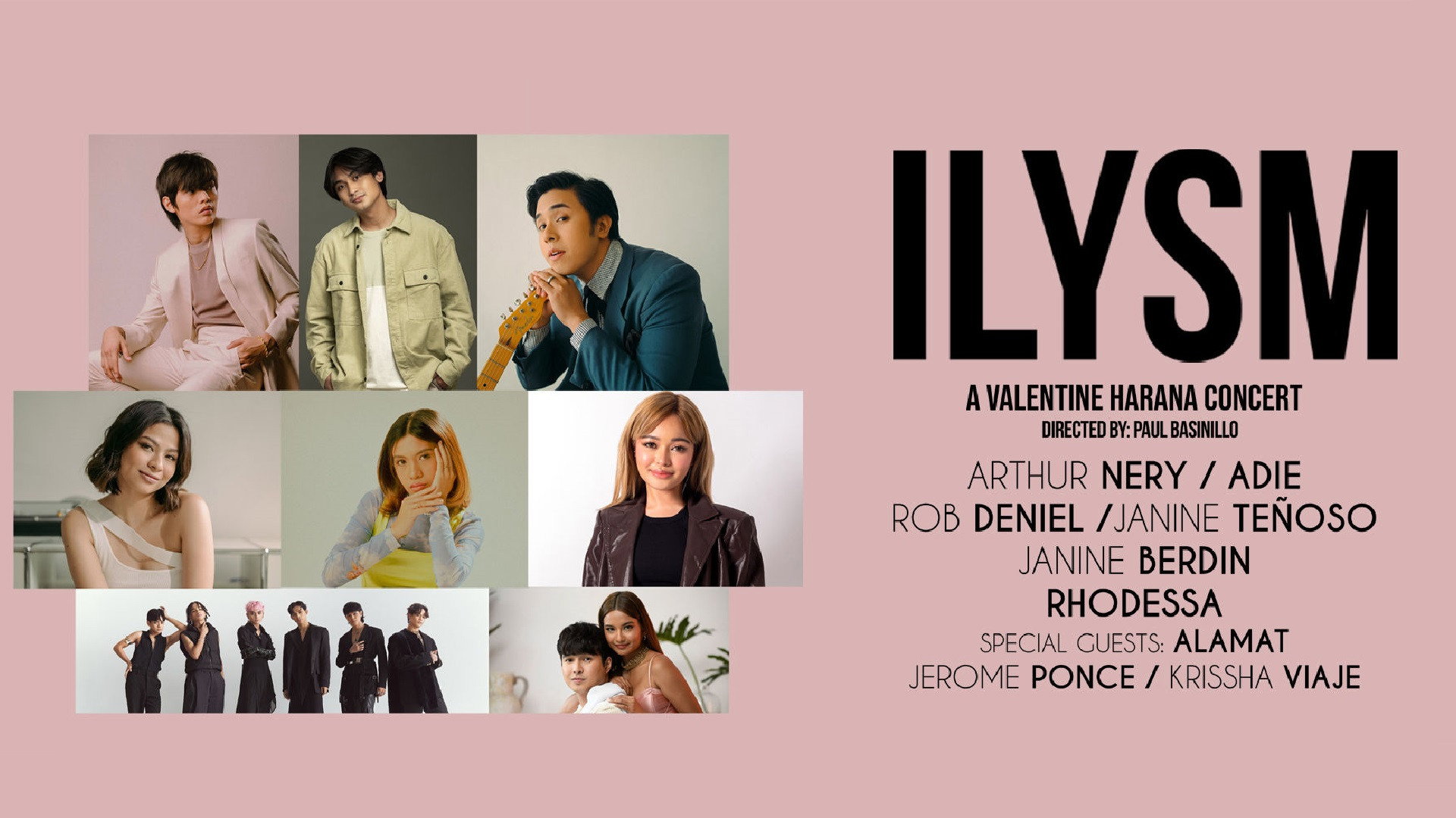 ILYSM...A Valentine Harana Concert's poster
