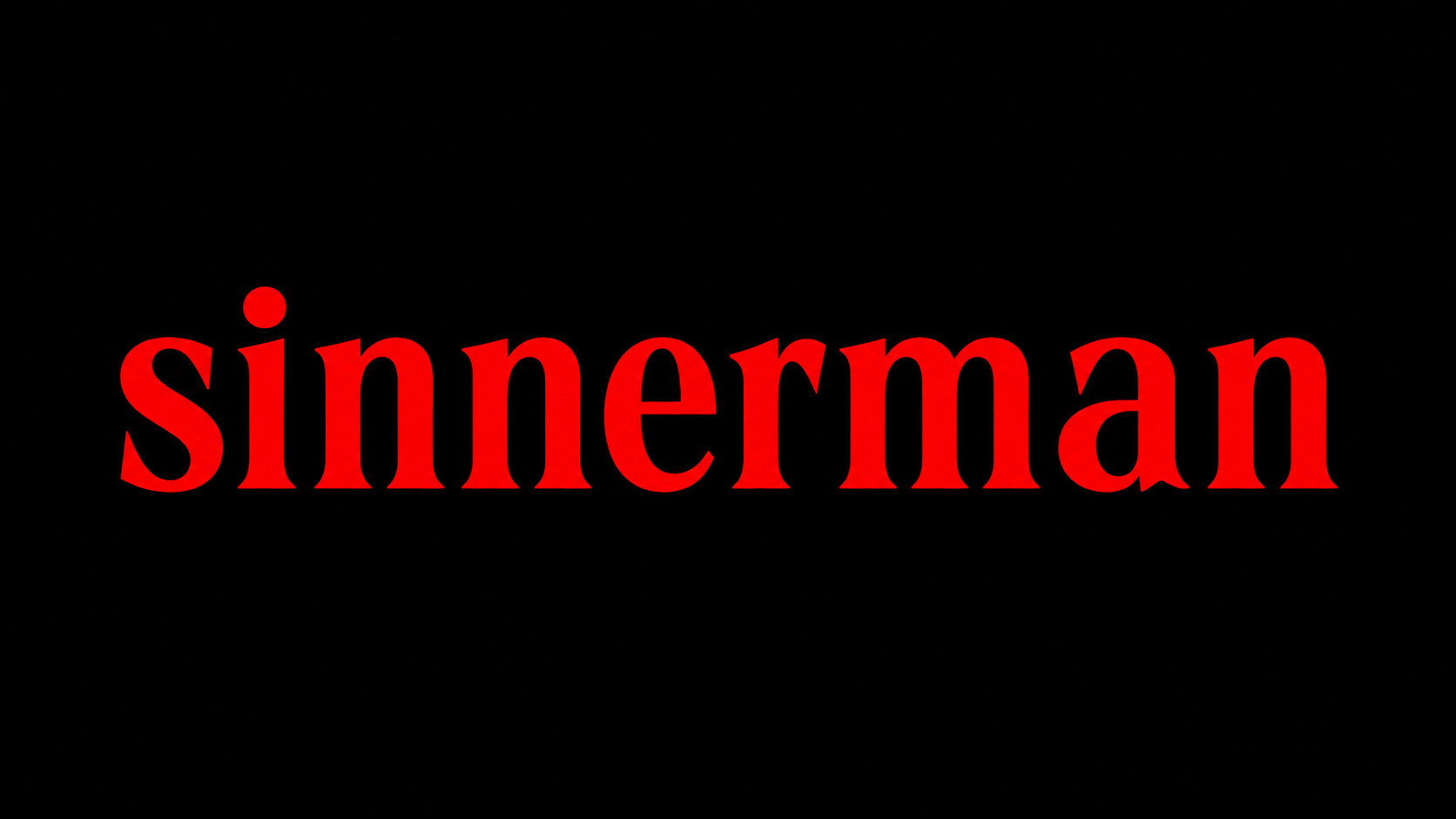Sinnerman's poster