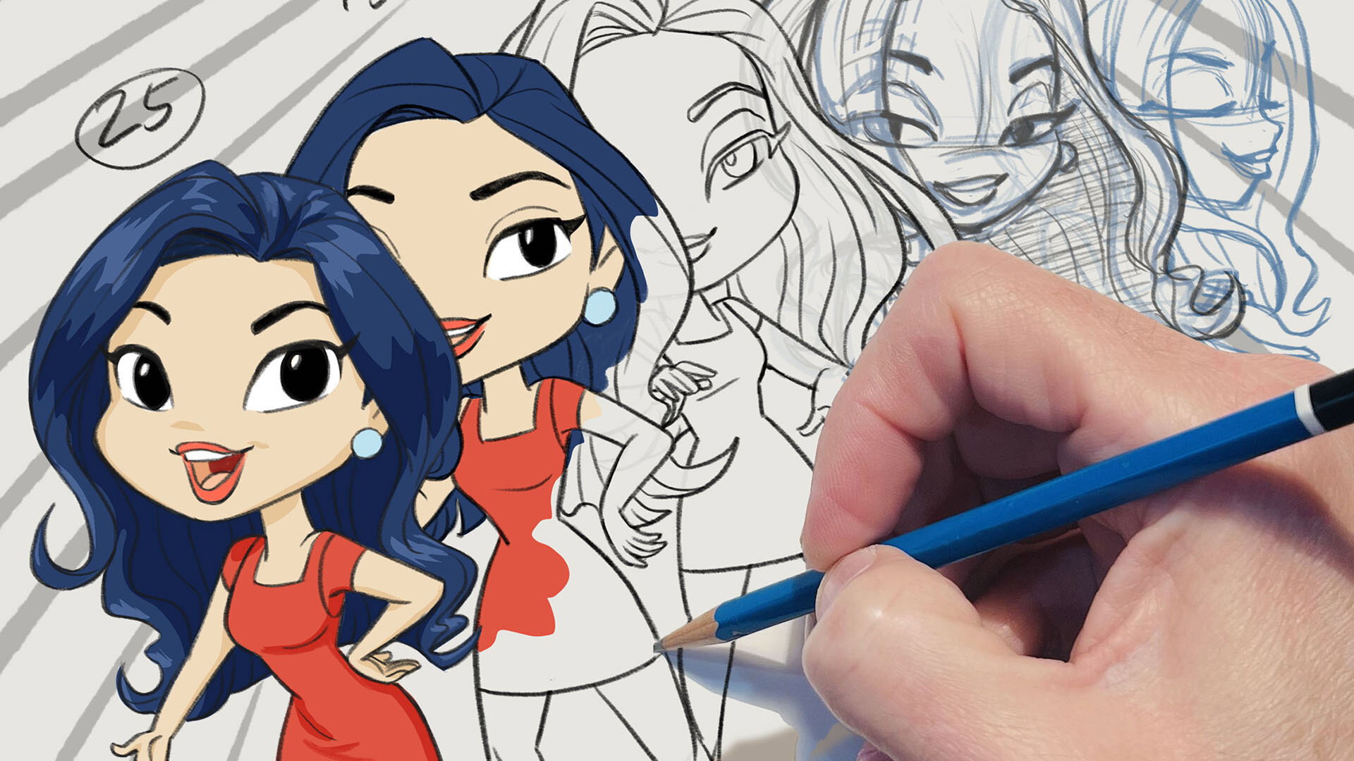 Pencils vs Pixels's poster