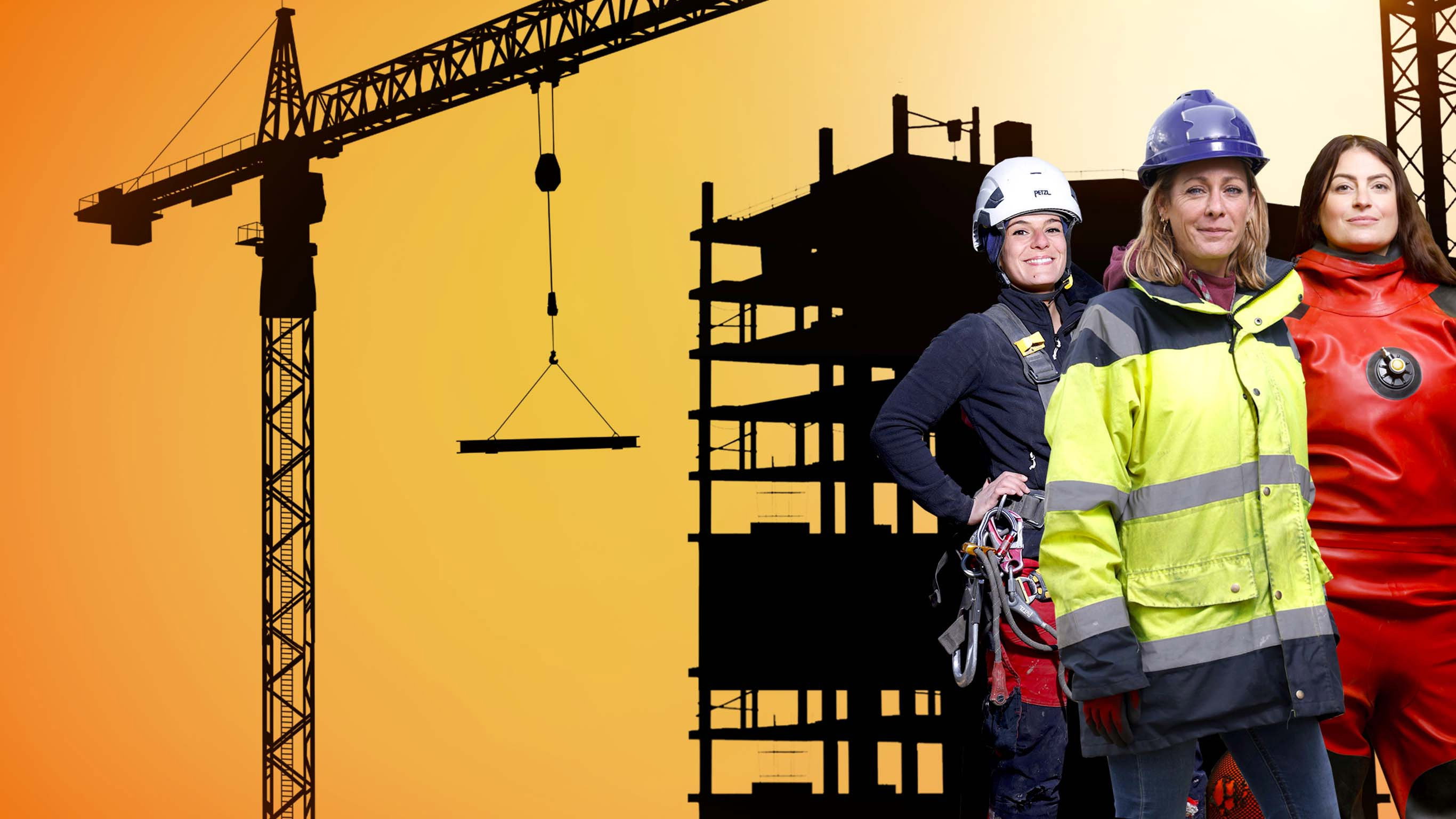 Les reines du chantier's poster