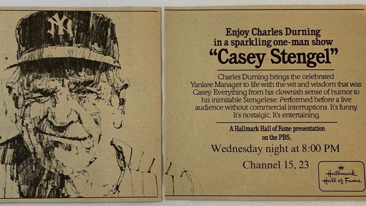 Casey Stengel's poster