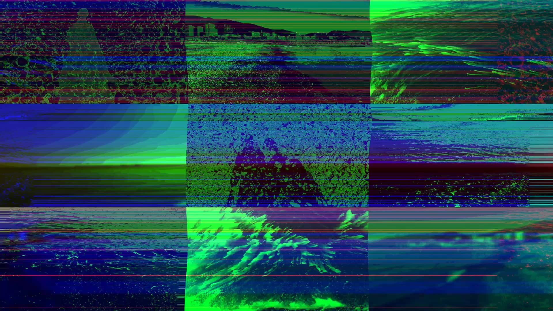Glitching Offshore's poster