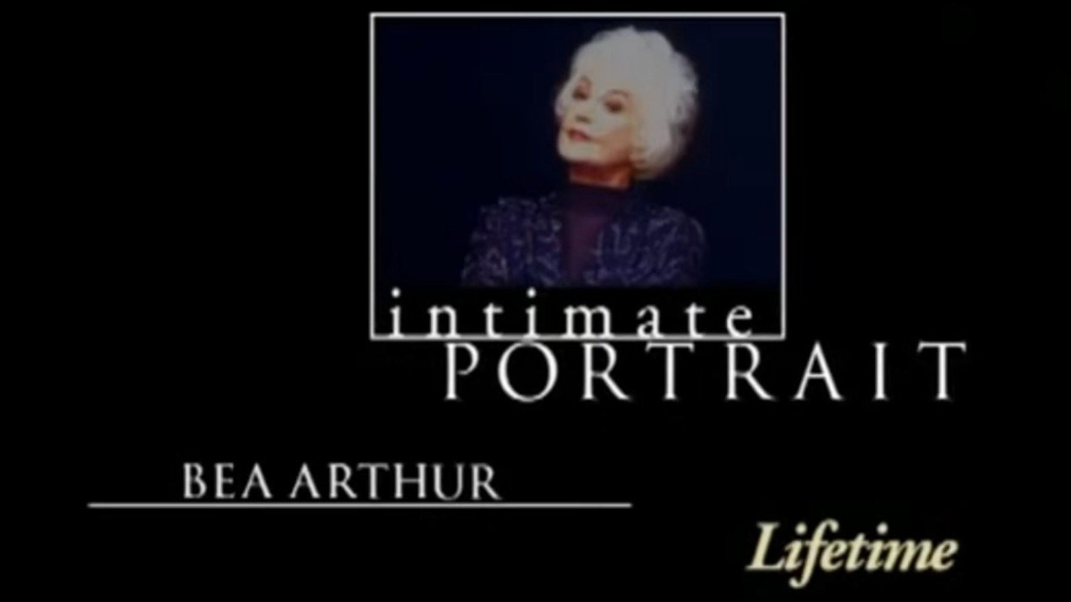 Intimate Portrait's poster