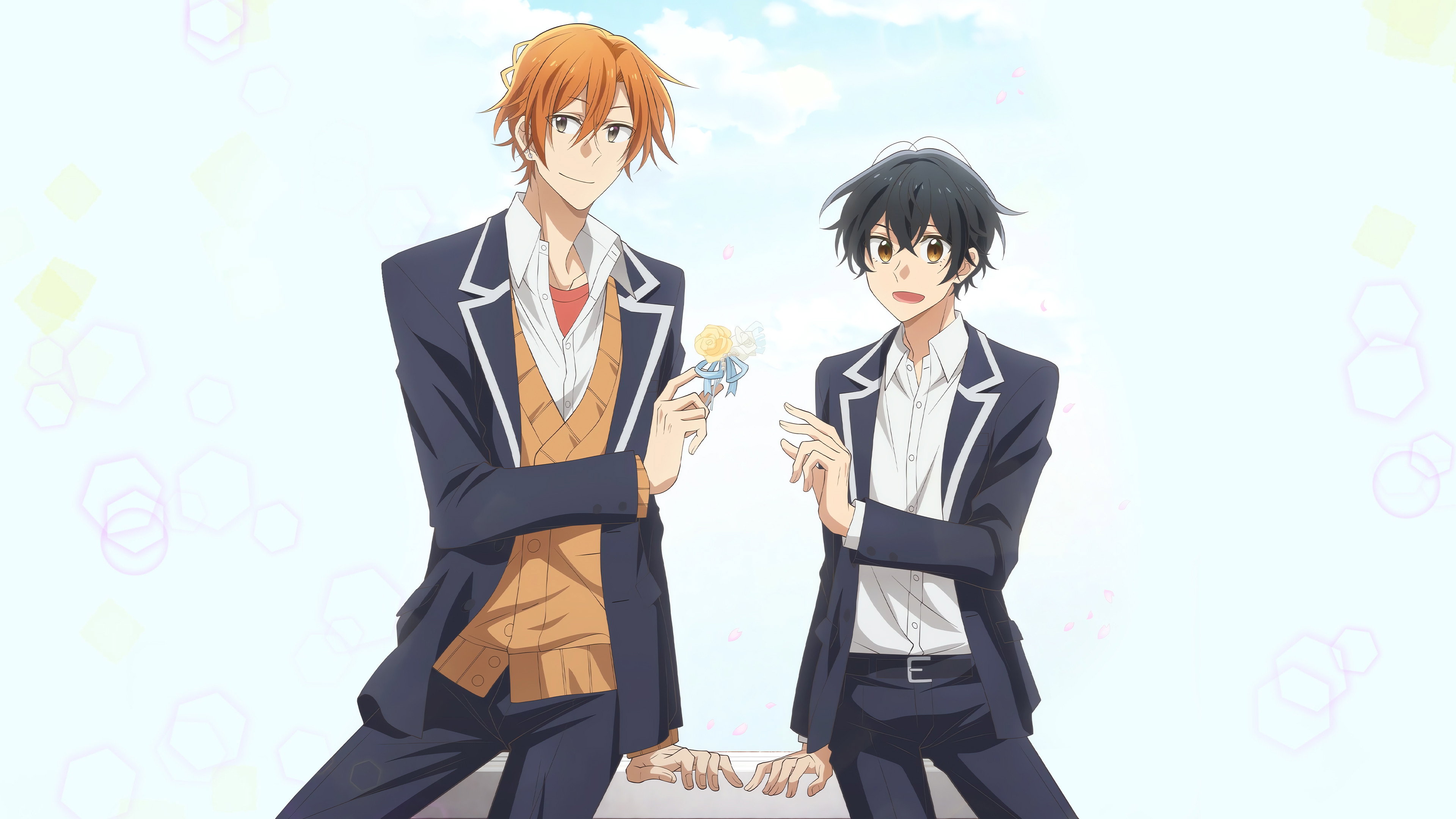 Sasaki and Miyano: Graduation's poster