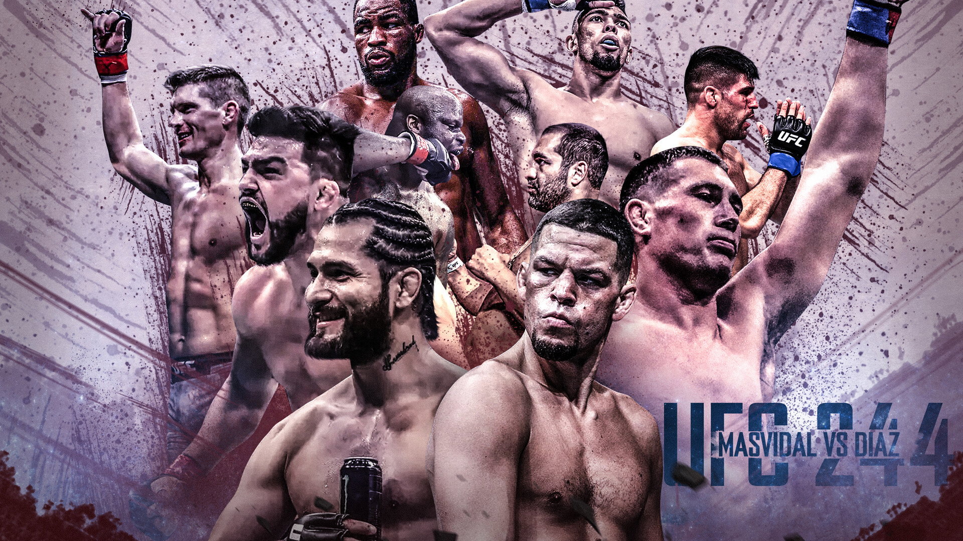 UFC 244: Masvidal vs. Diaz's poster