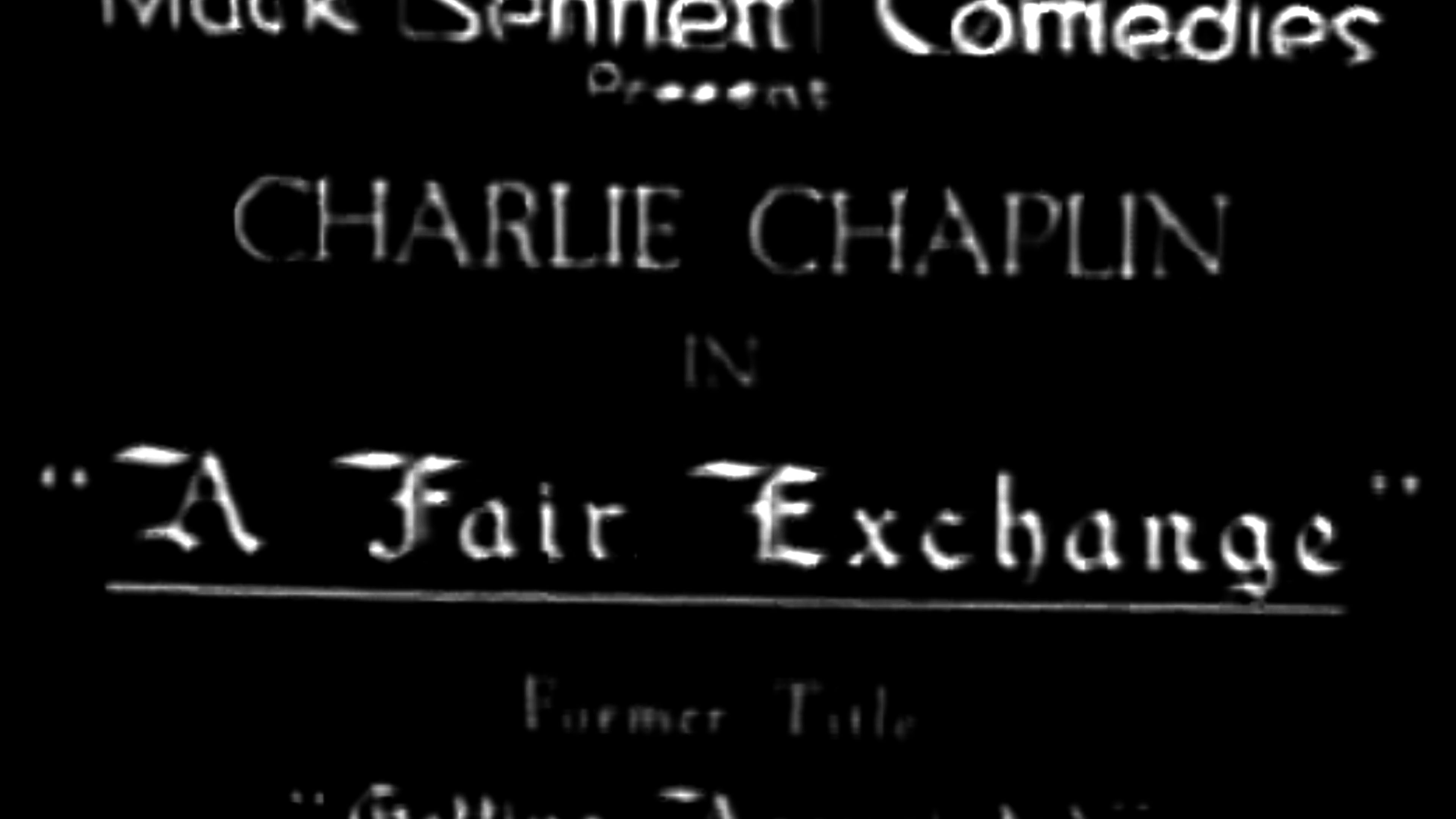 A Fair Exchange's poster