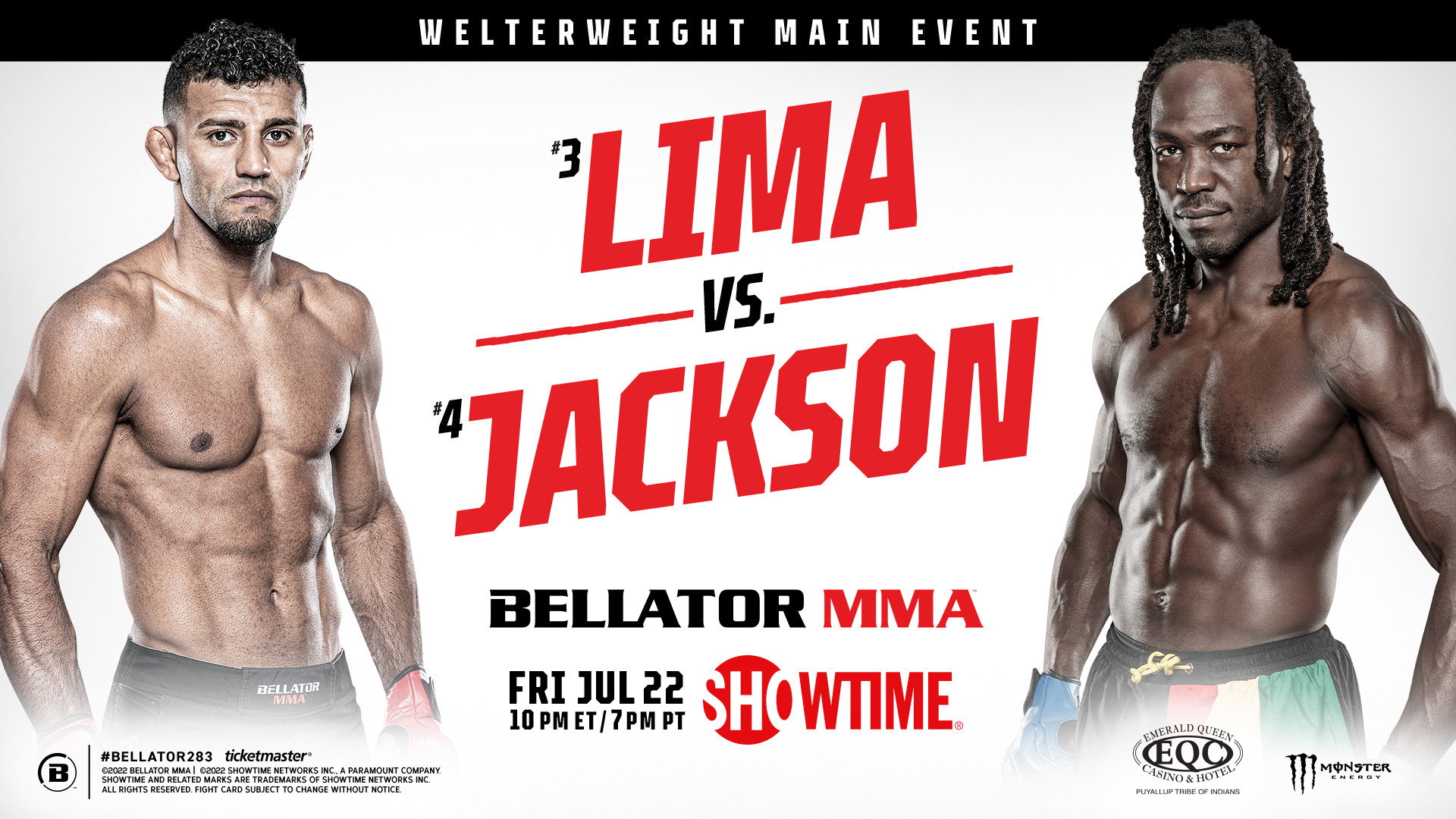 Bellator 283: Lima vs. Jackson's poster