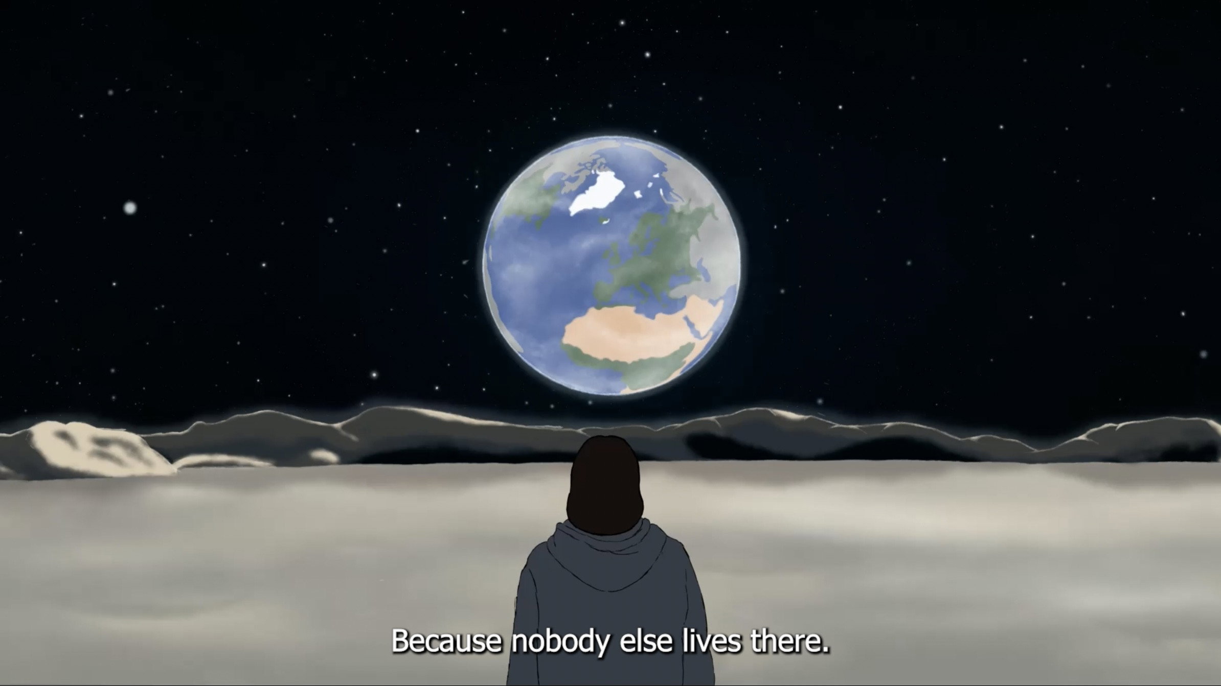 I Would Like to Live on the Moon's poster