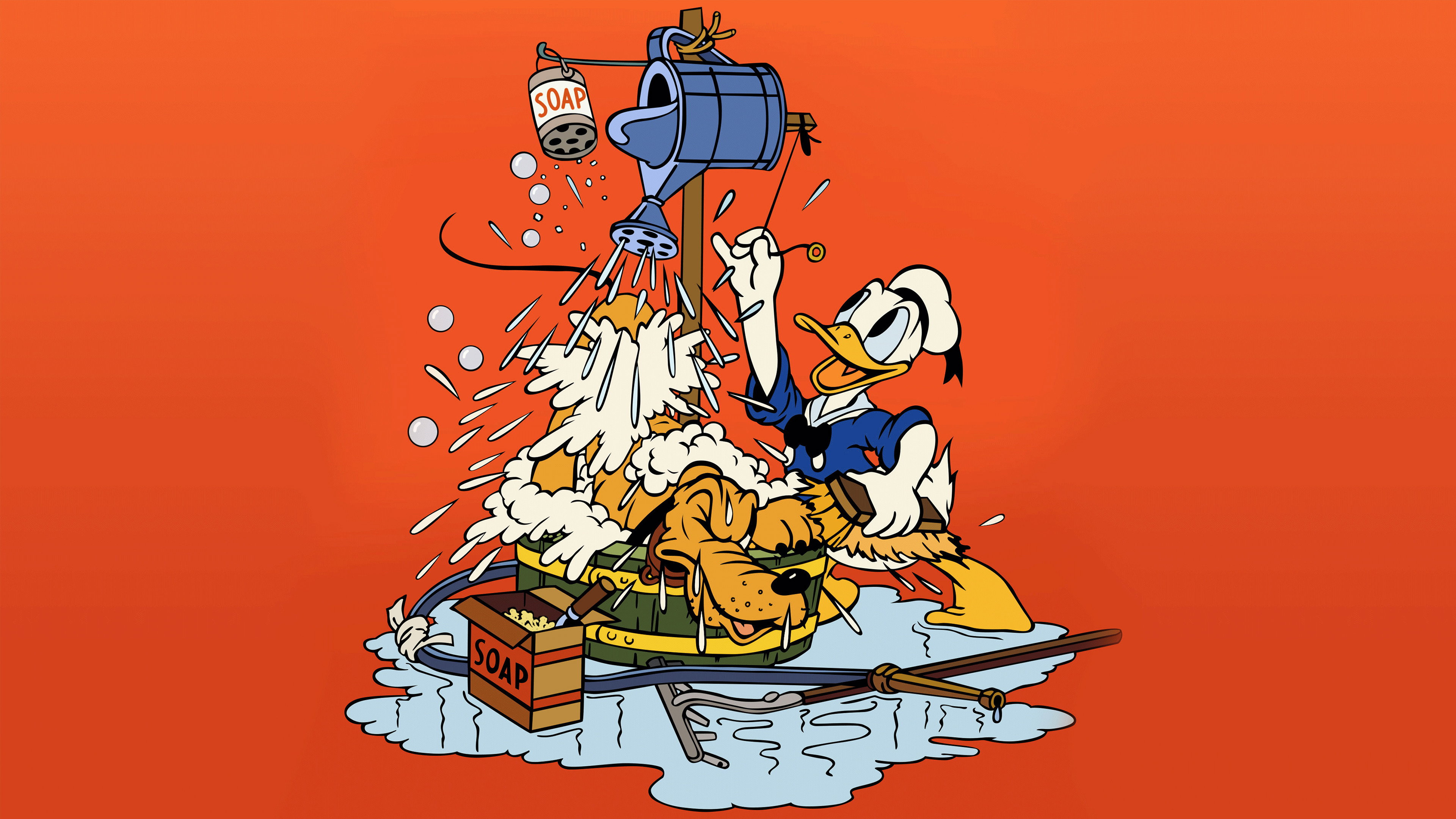 Donald's Dog Laundry's poster