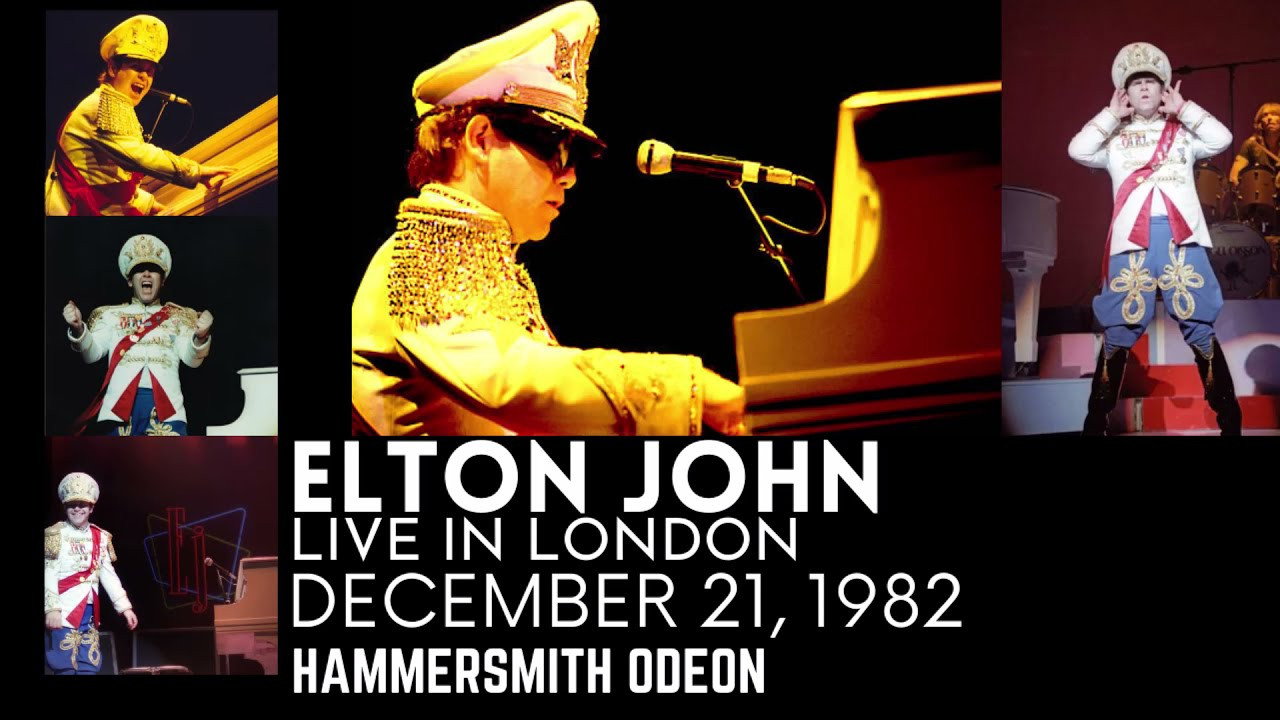Elton John Live at Hammersmith Odeon's poster