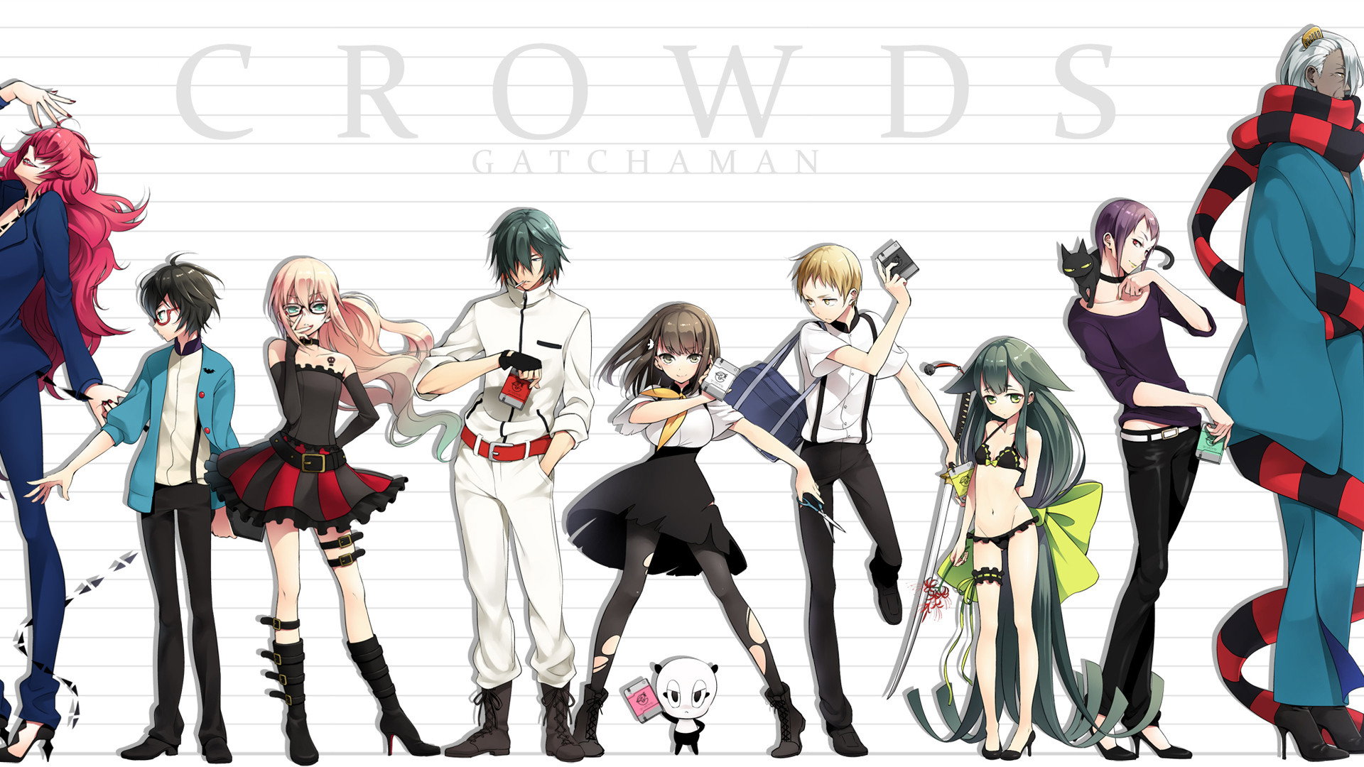 Gatchaman Crowds's poster