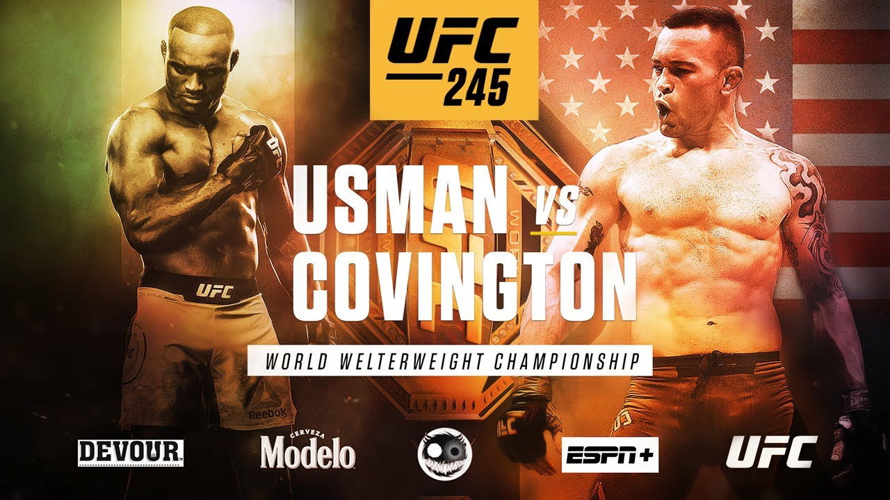 UFC 245: Usman vs. Covington's poster