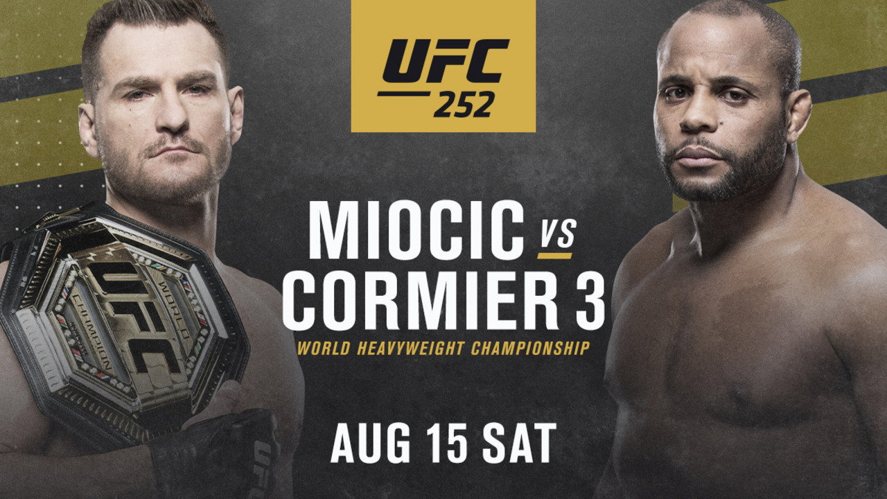 UFC 252: Miocic vs. Cormier 3's poster