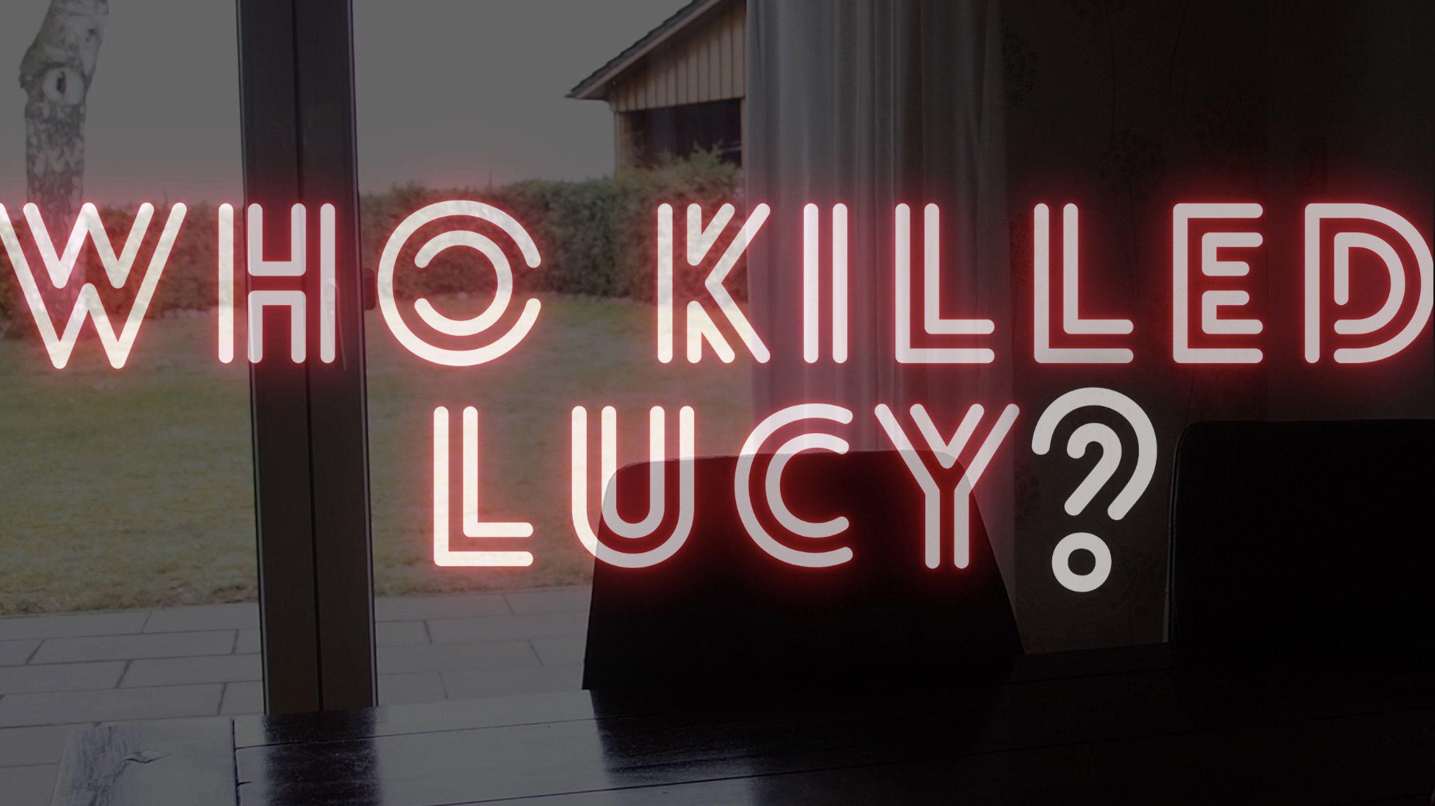 Who killed Lucy?'s poster