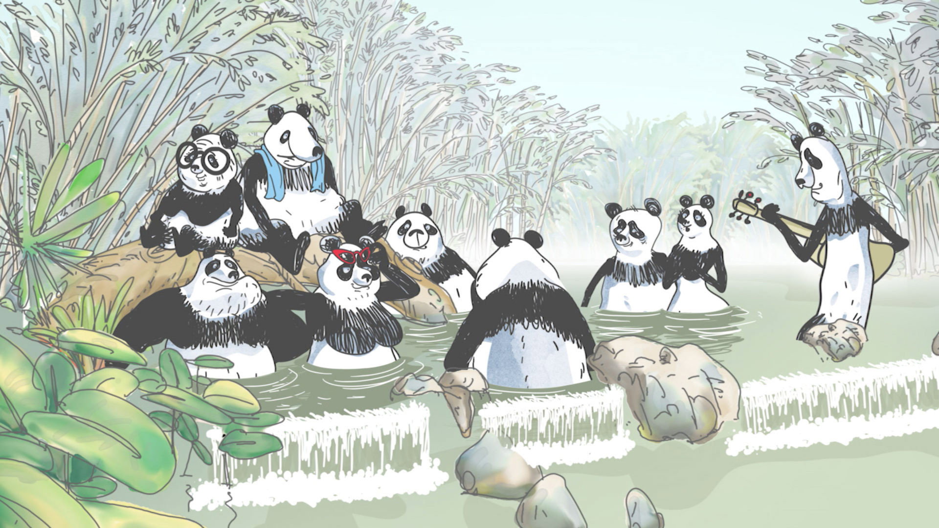 Pandas in the Mist's poster