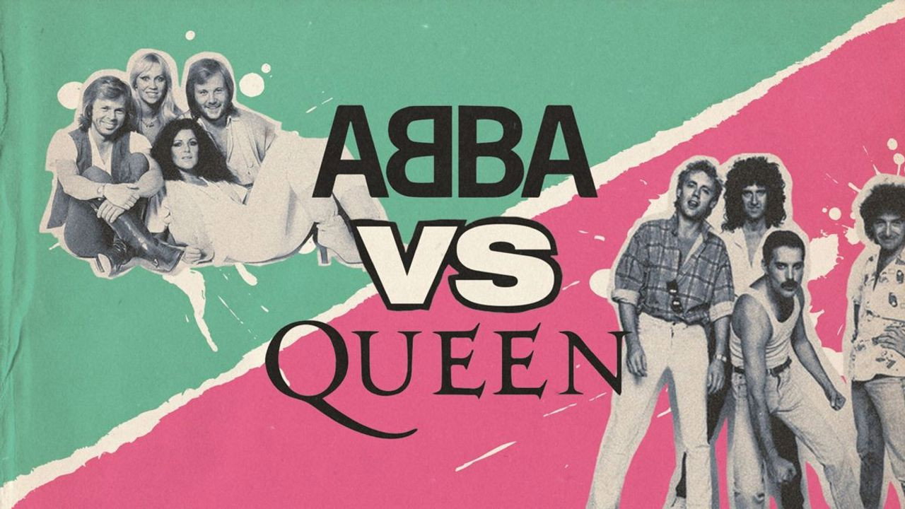ABBA V Queen's poster